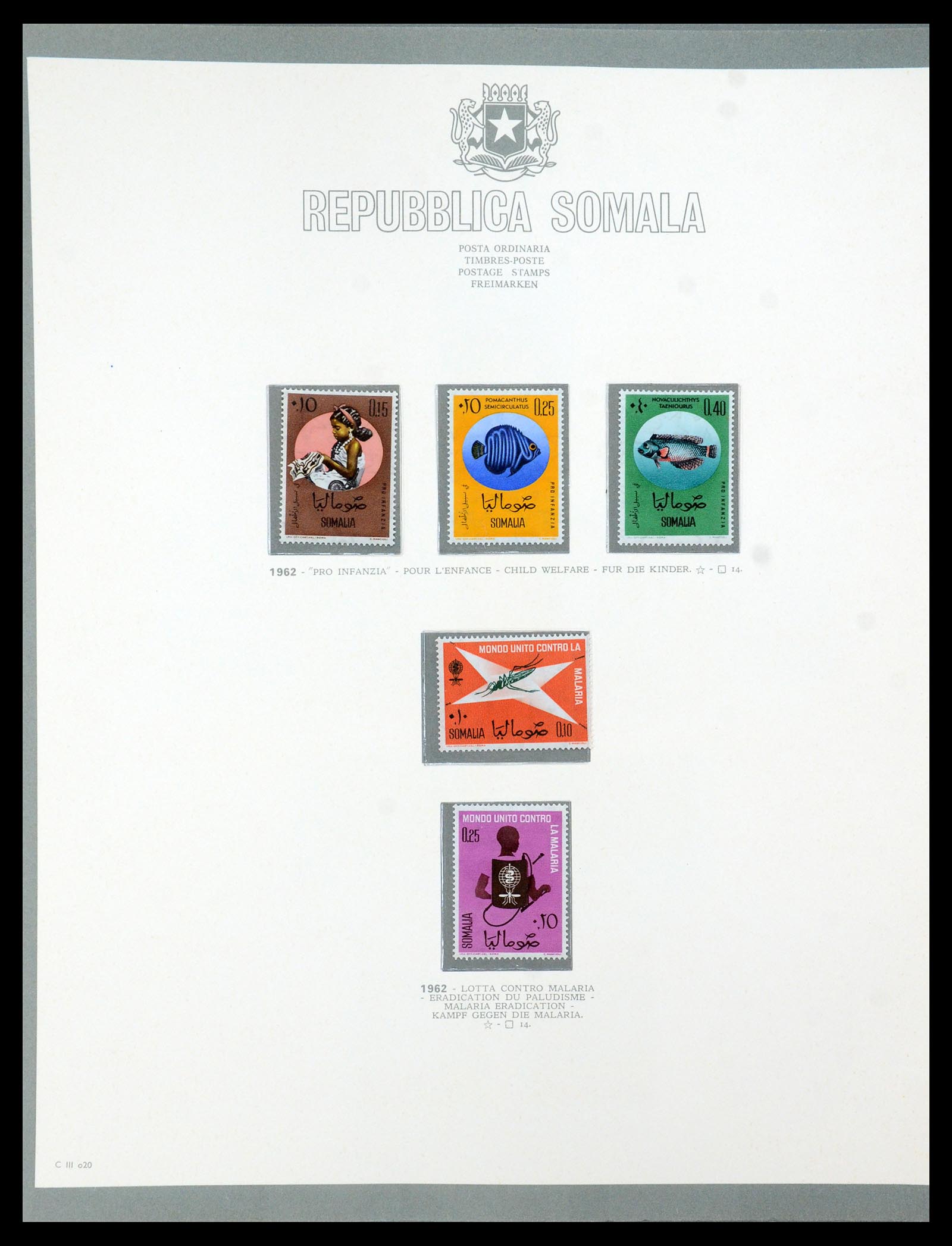 35398 022 - Stamp Collection 35398 Somalia 1950-1972.