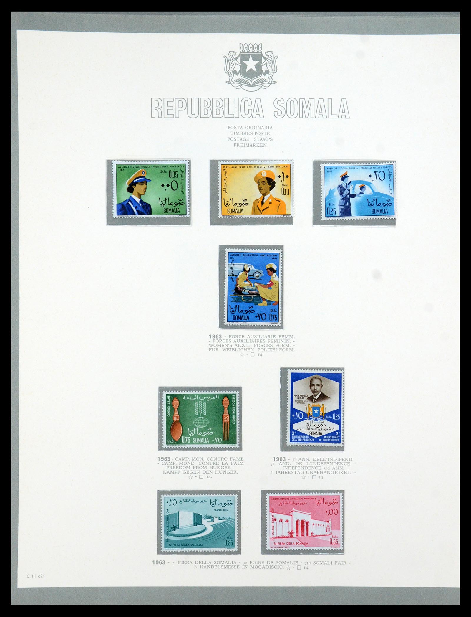 35398 024 - Stamp Collection 35398 Somalia 1950-1972.