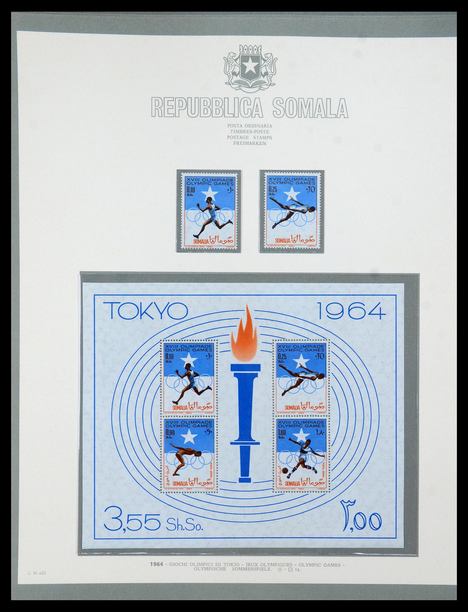35398 026 - Stamp Collection 35398 Somalia 1950-1972.