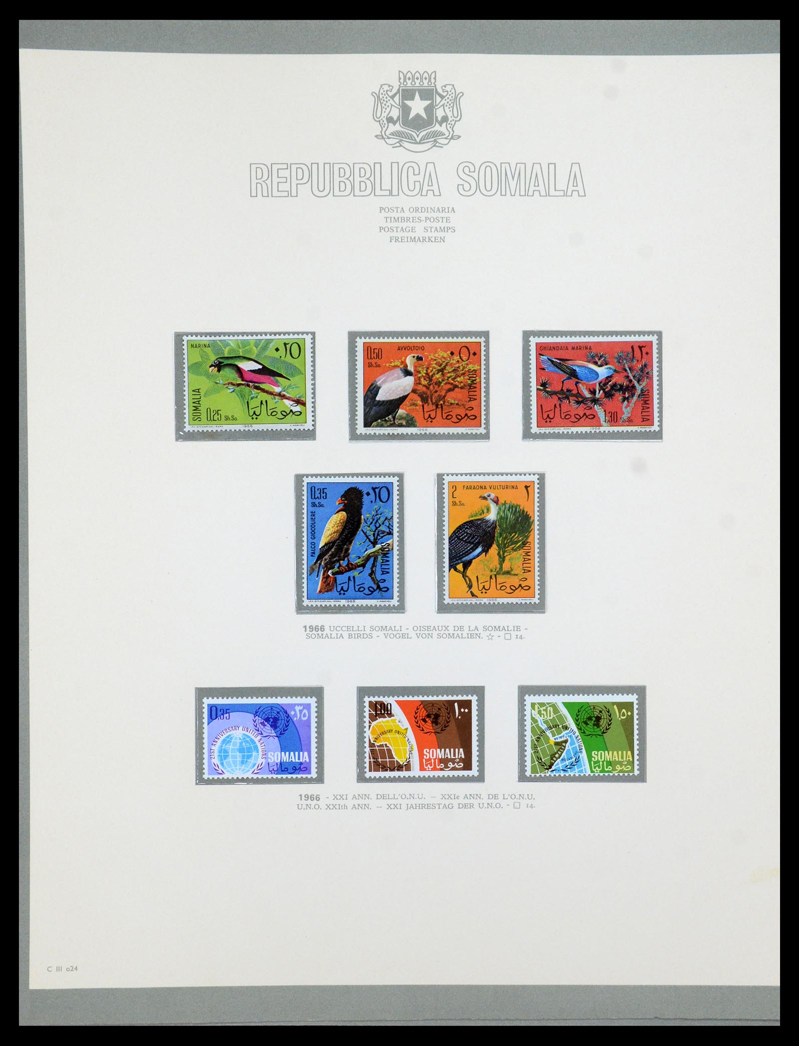 35398 029 - Stamp Collection 35398 Somalia 1950-1972.