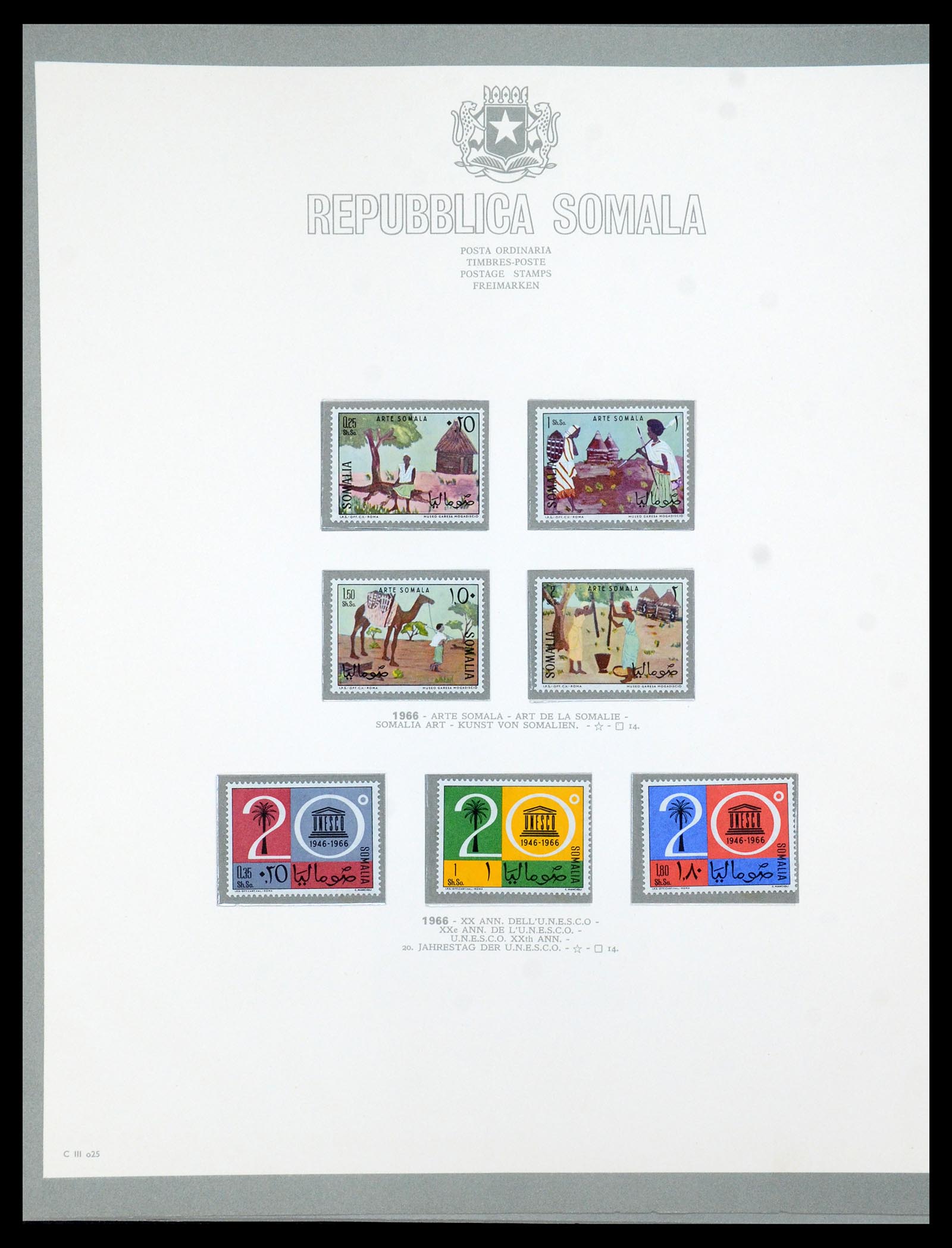 35398 030 - Stamp Collection 35398 Somalia 1950-1972.