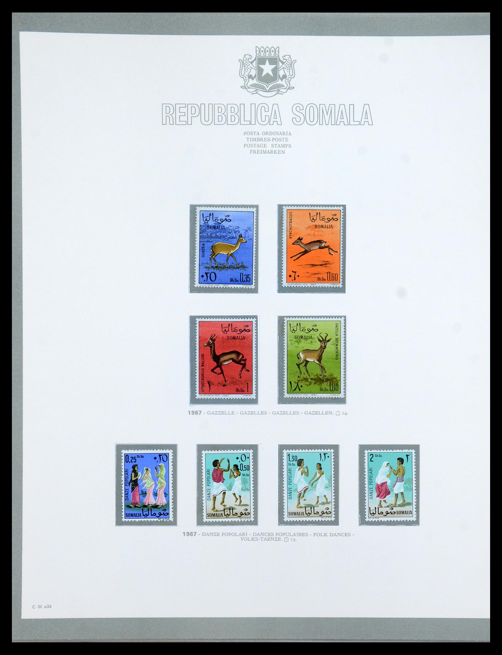 35398 031 - Stamp Collection 35398 Somalia 1950-1972.