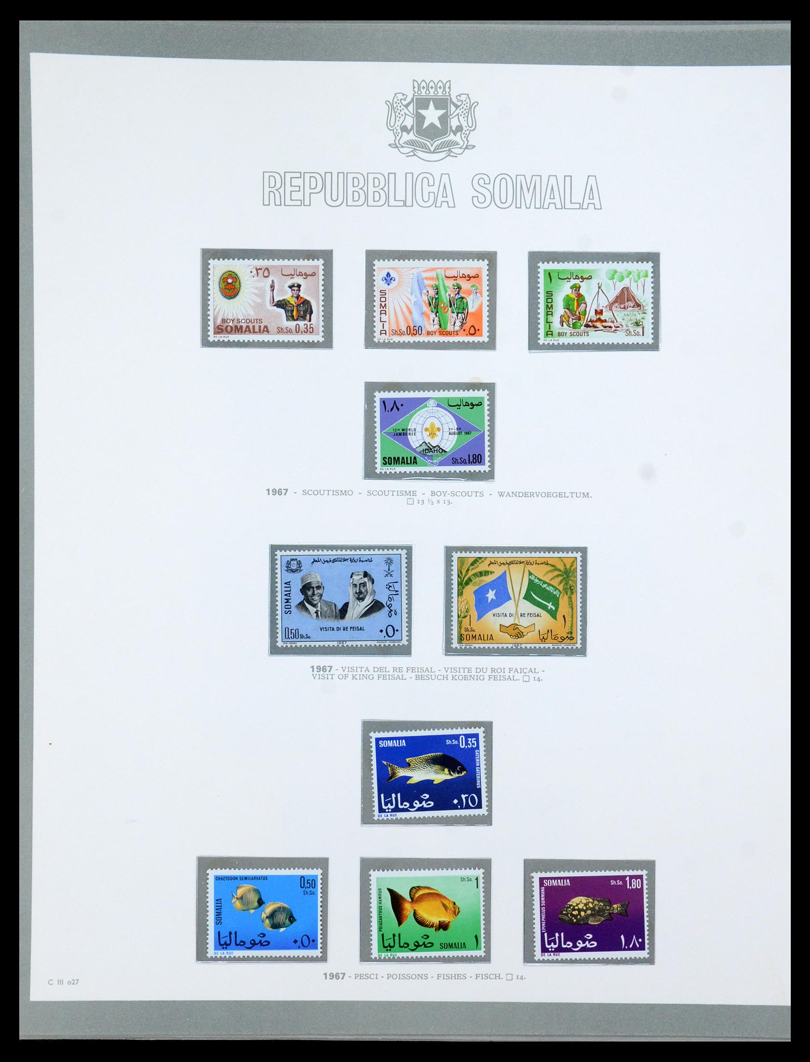 35398 032 - Stamp Collection 35398 Somalia 1950-1972.