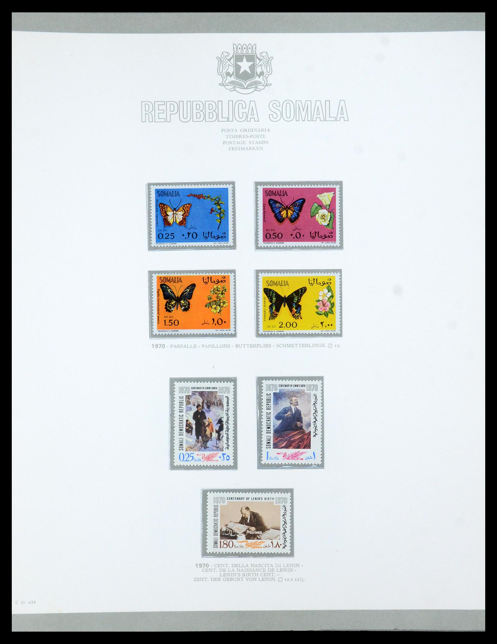 35398 039 - Stamp Collection 35398 Somalia 1950-1972.