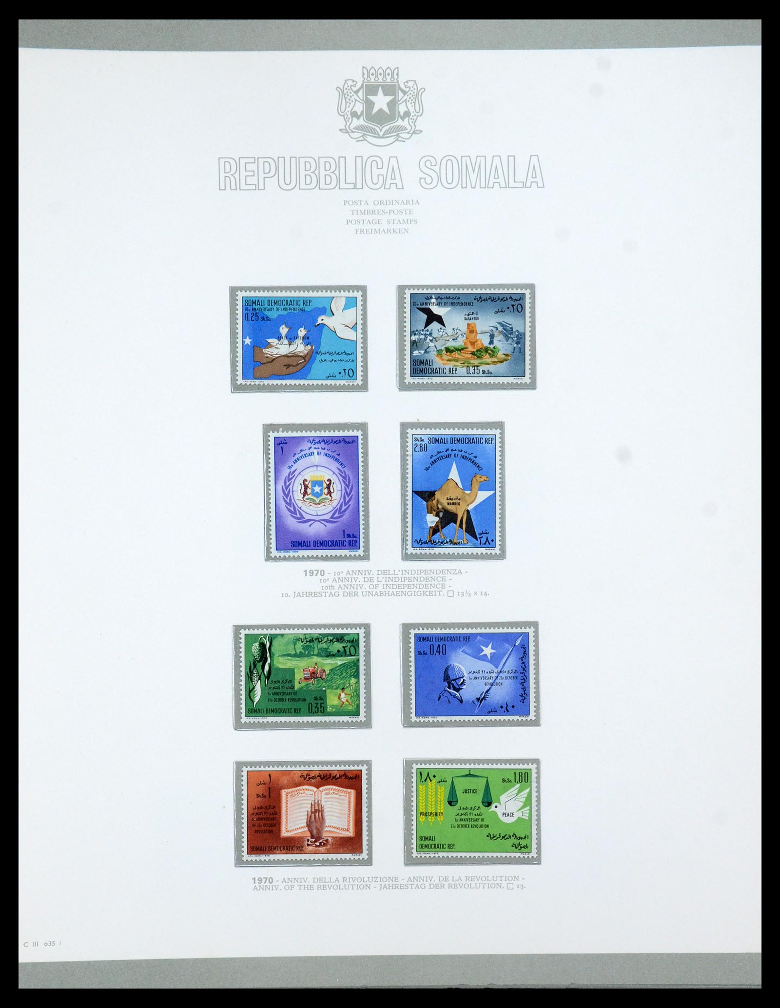 35398 040 - Stamp Collection 35398 Somalia 1950-1972.