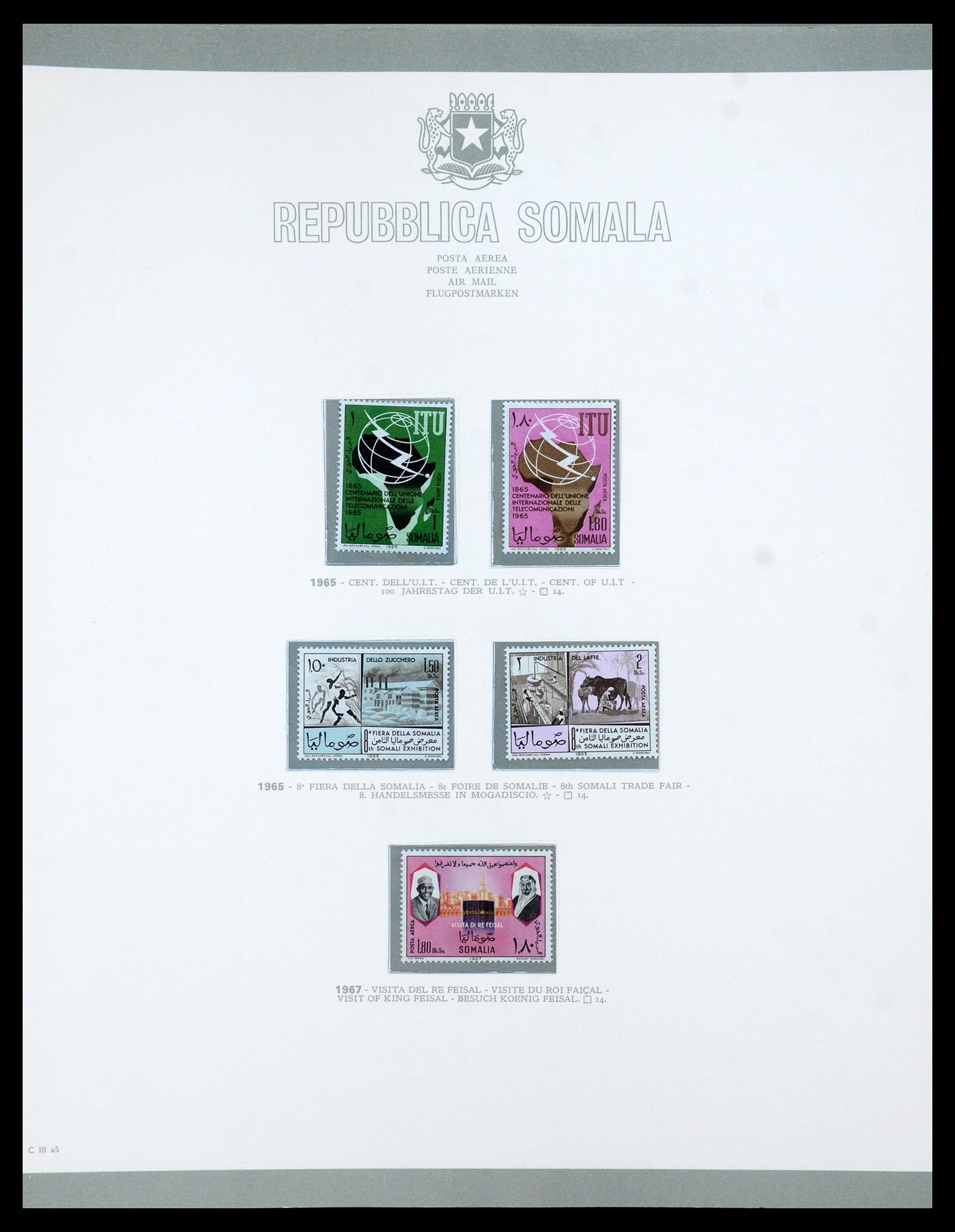 35398 046 - Postzegelverzameling 35398 Somalië 1950-1972.