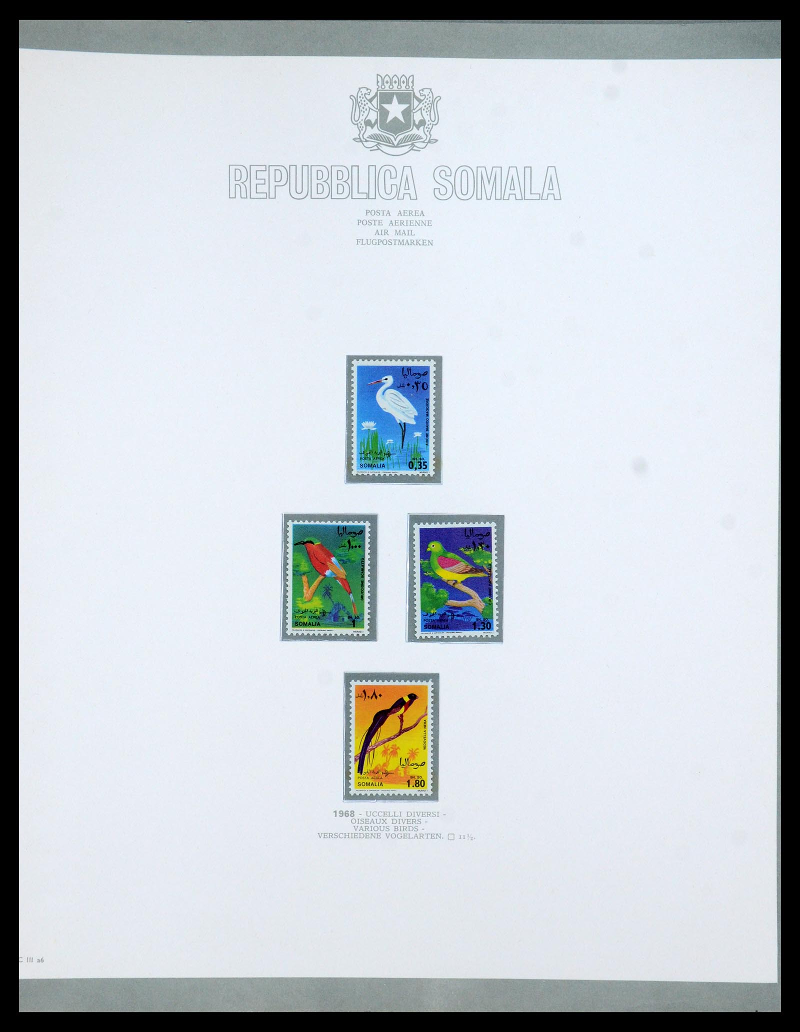 35398 047 - Postzegelverzameling 35398 Somalië 1950-1972.