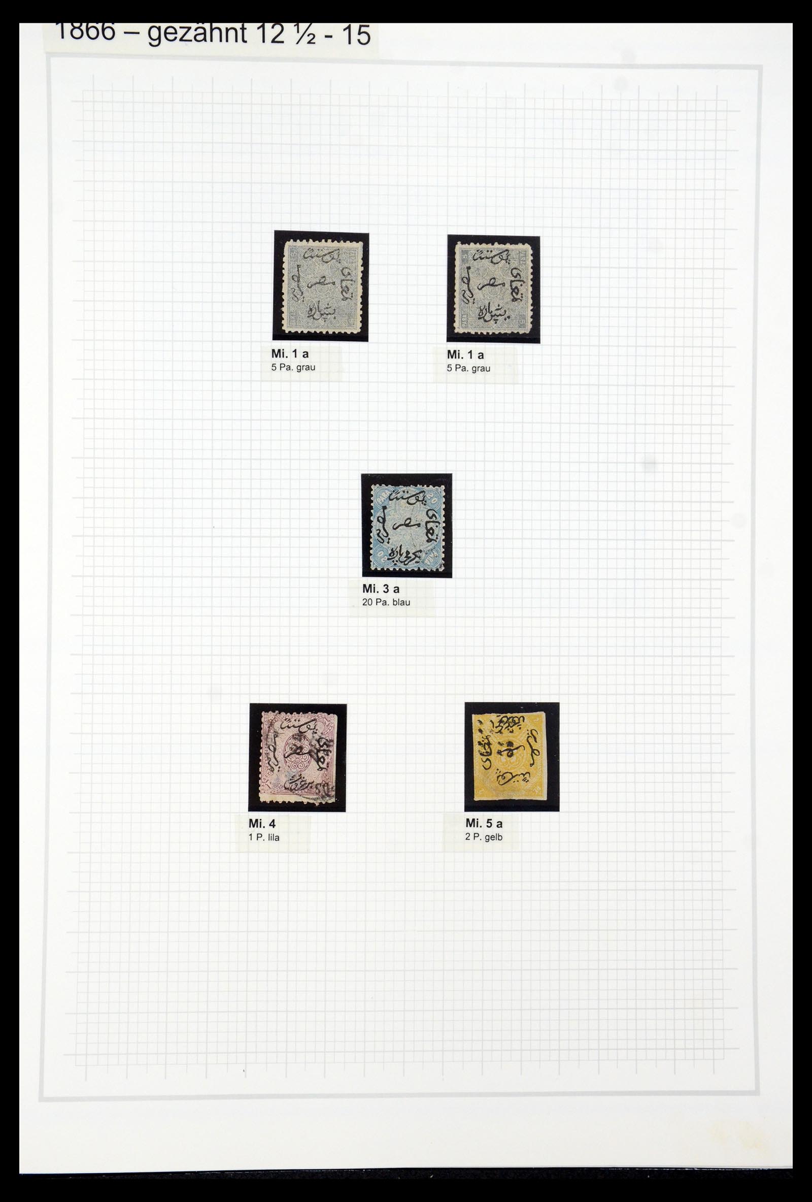35399 001 - Postzegelverzameling 35399 Egypte 1866-1906.