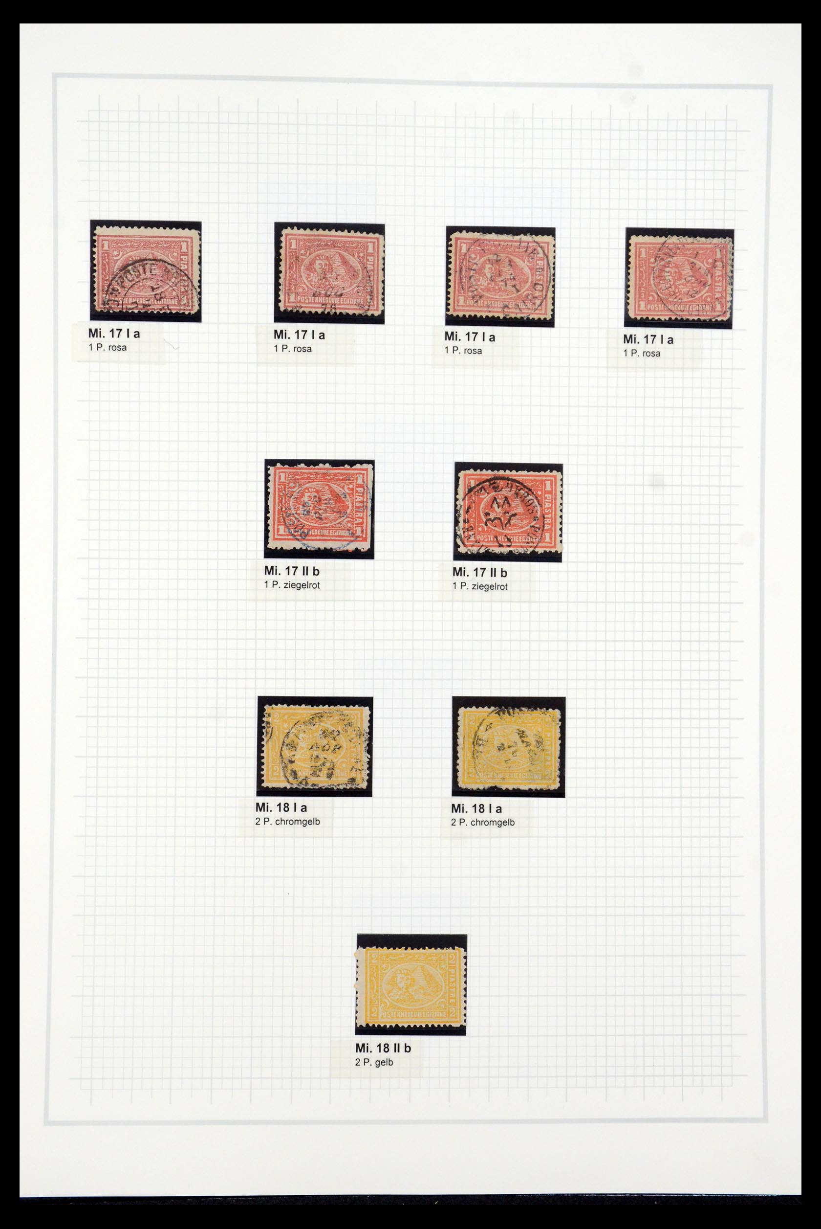 35399 004 - Postzegelverzameling 35399 Egypte 1866-1906.