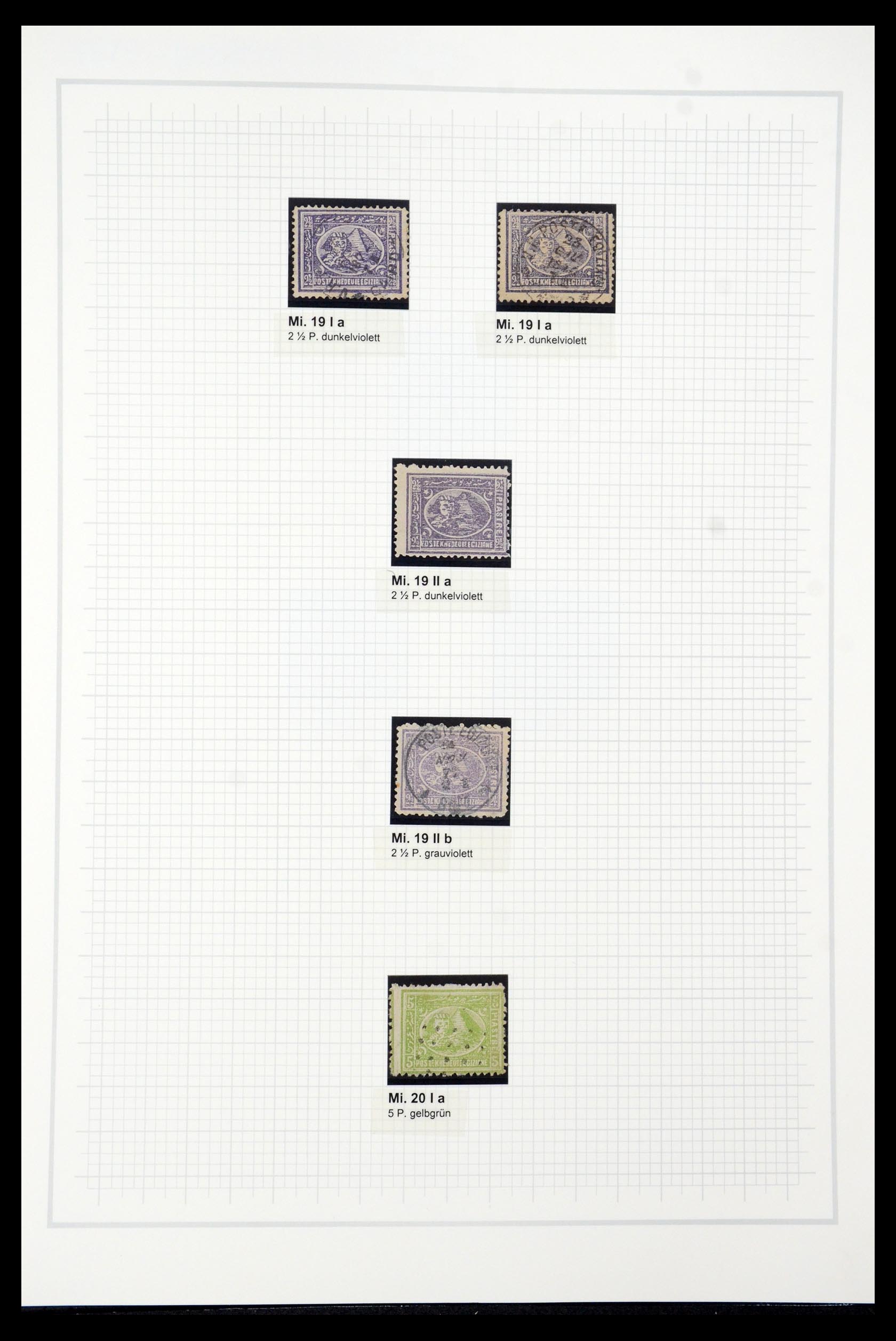 35399 005 - Stamp Collection 35399 Egypt 1866-1906.