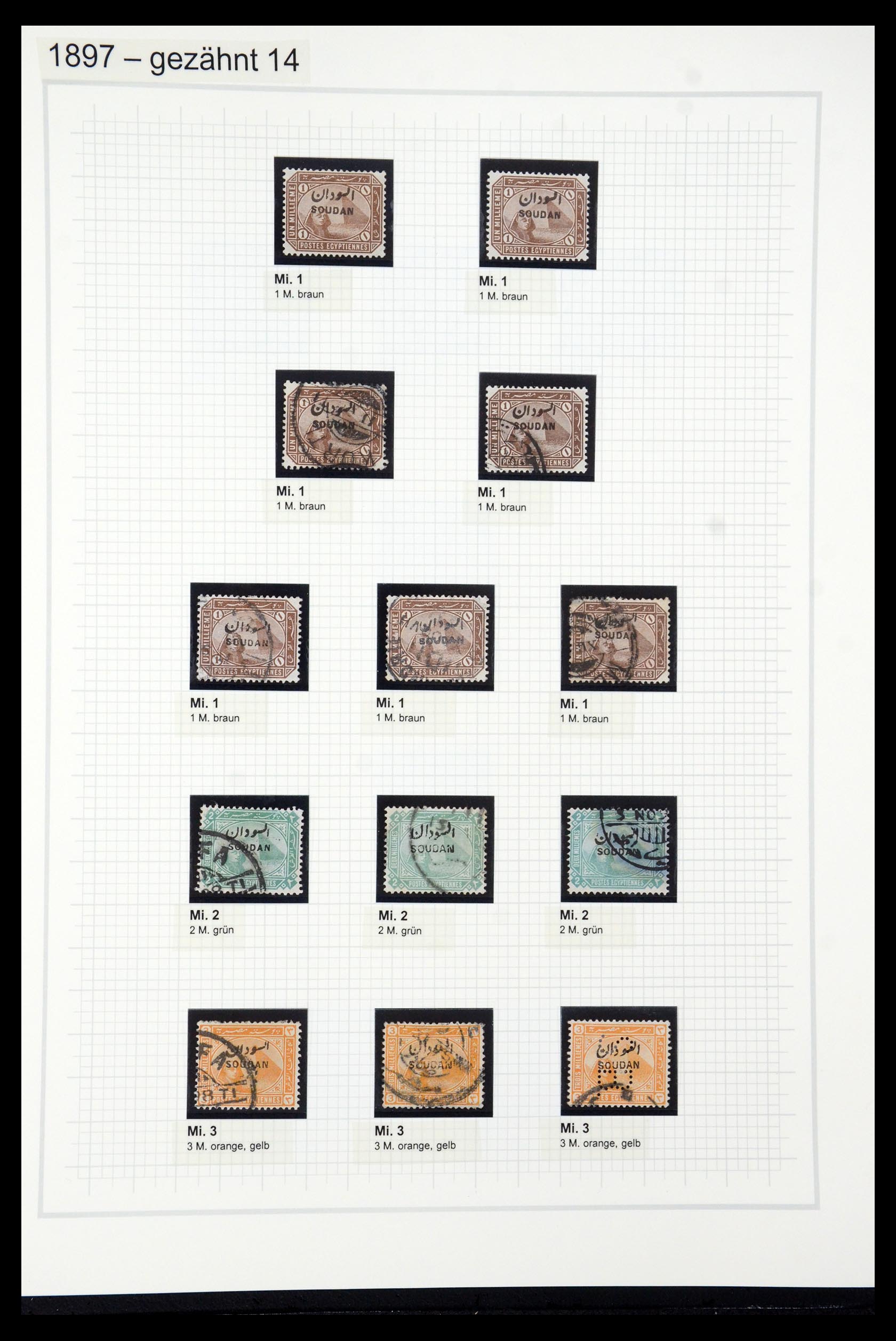 35399 030 - Postzegelverzameling 35399 Egypte 1866-1906.
