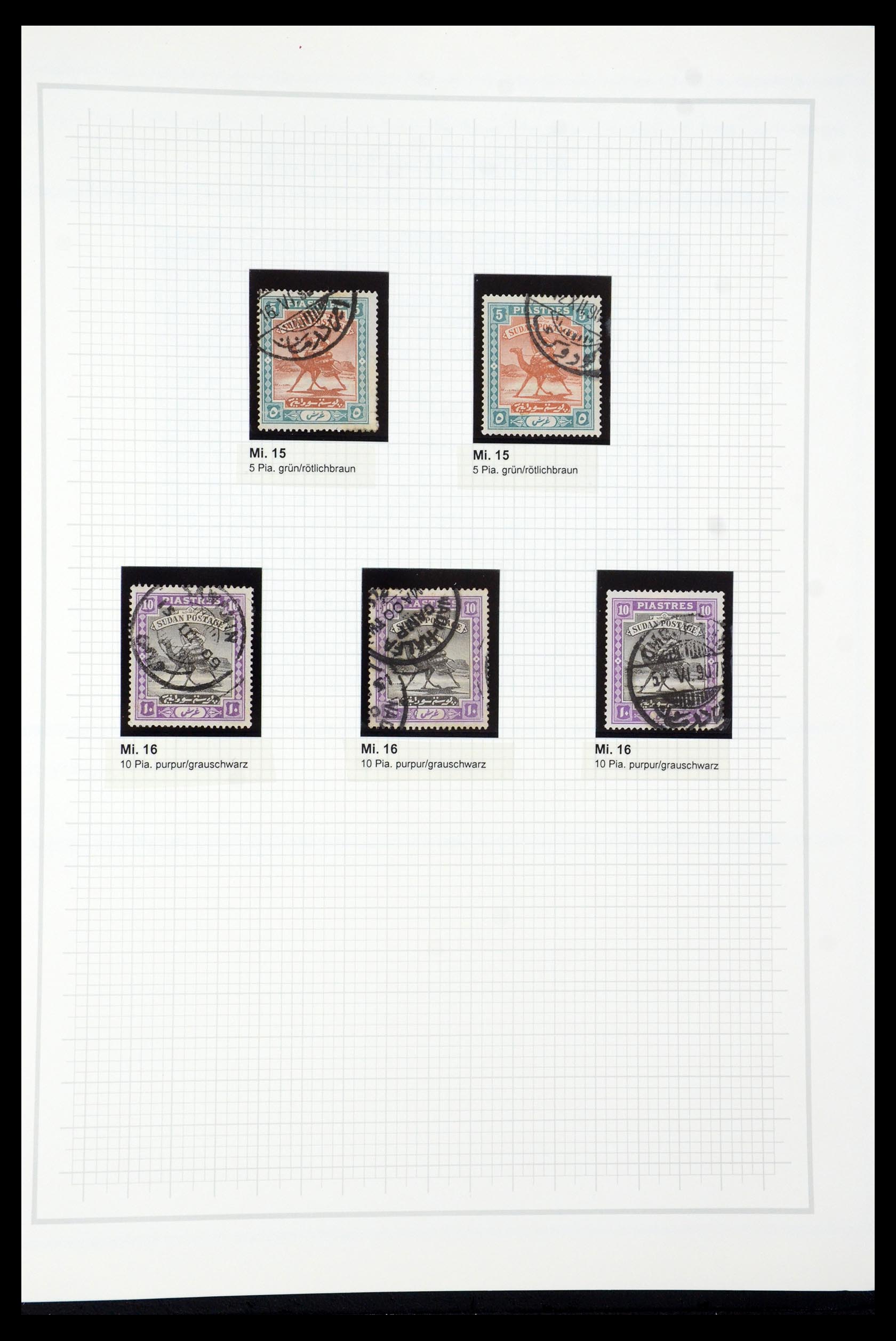 35399 037 - Postzegelverzameling 35399 Egypte 1866-1906.