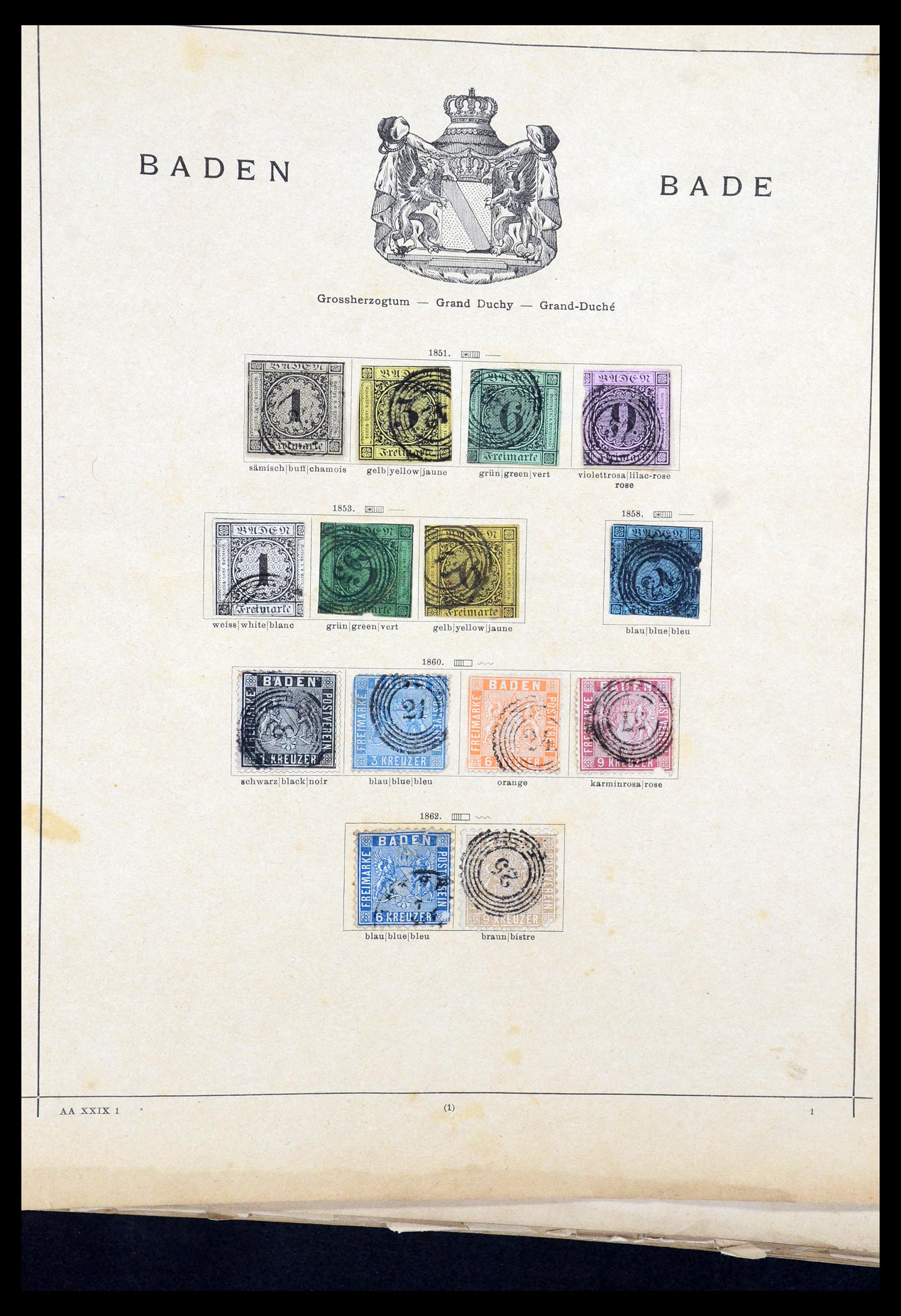 35401 001 - Stamp Collection 35401 World classic 1850-1905.