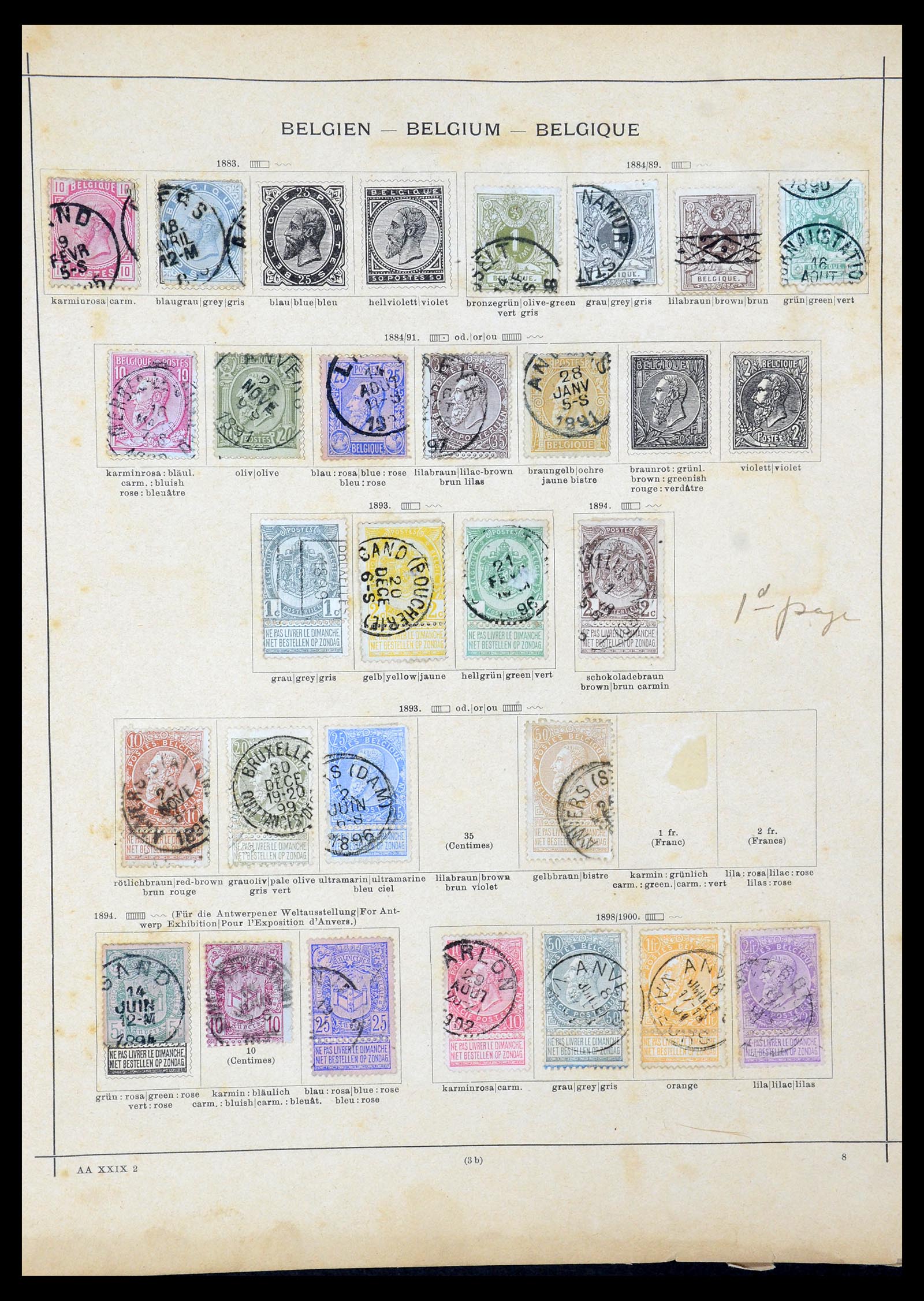 35401 008 - Stamp Collection 35401 World classic 1850-1905.
