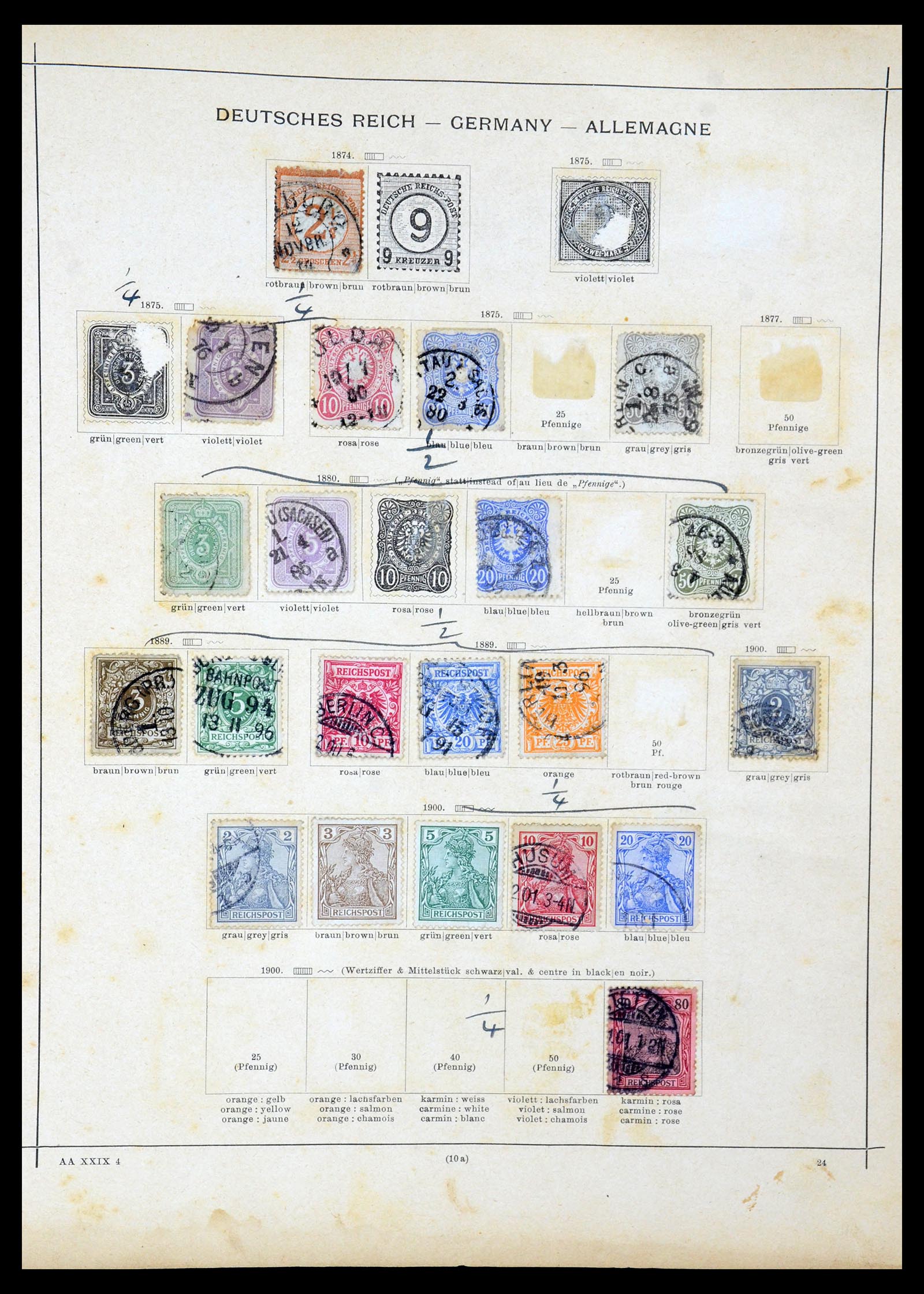 35401 018 - Stamp Collection 35401 World classic 1850-1905.