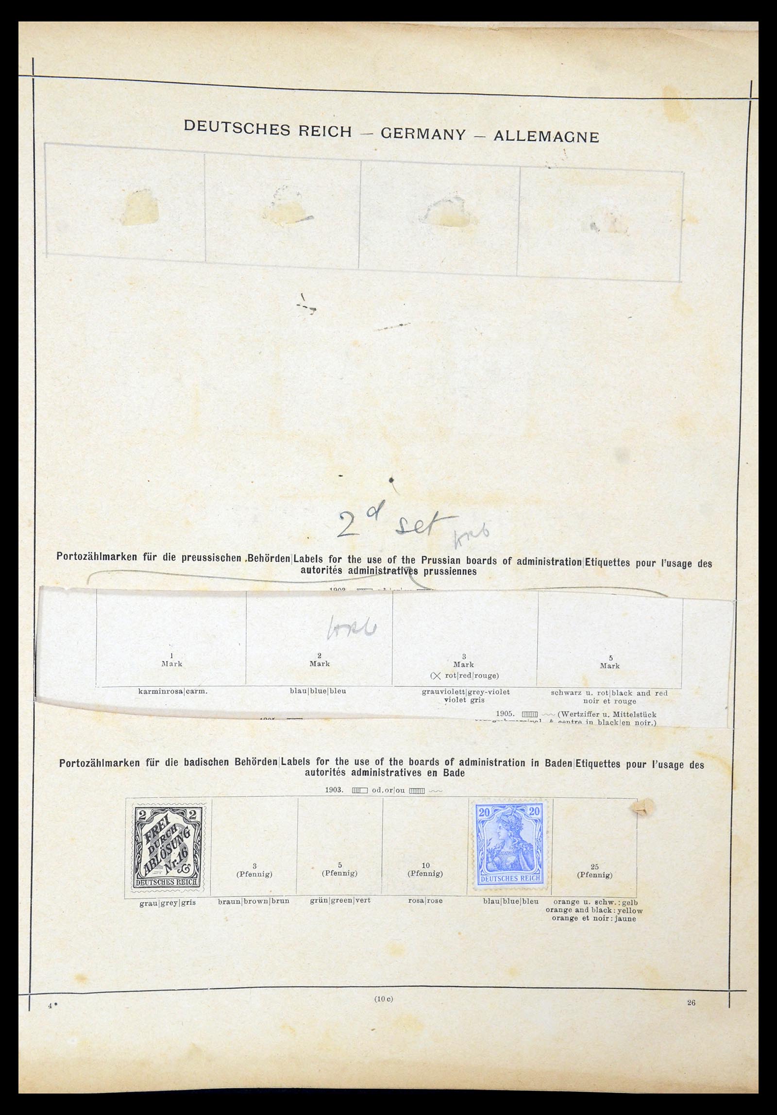 35401 020 - Stamp Collection 35401 World classic 1850-1905.