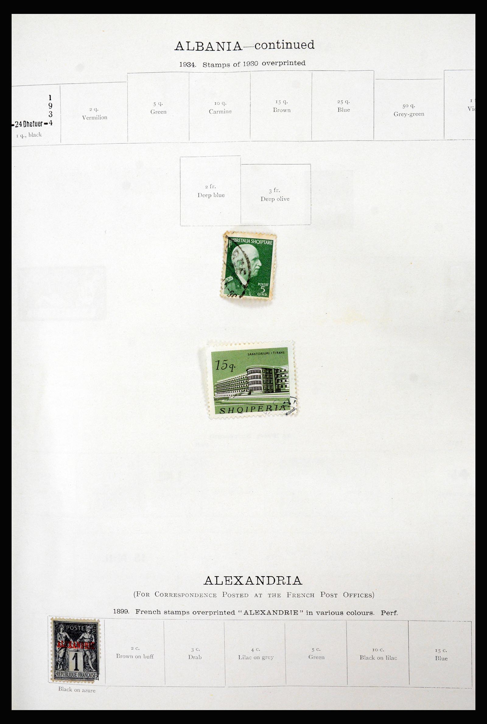 35402 0024 - Postzegelverzameling 35402 Wereld 1850-1970.