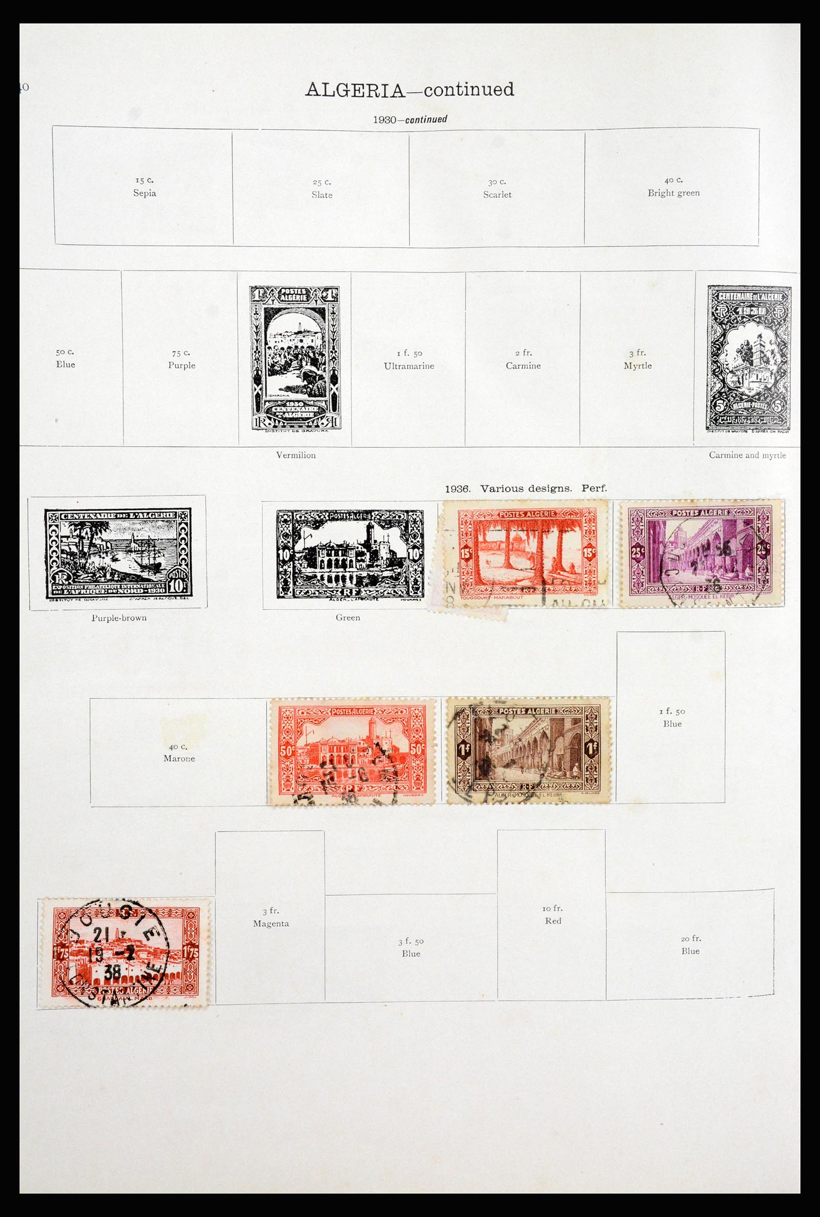 35402 0030 - Postzegelverzameling 35402 Wereld 1850-1970.