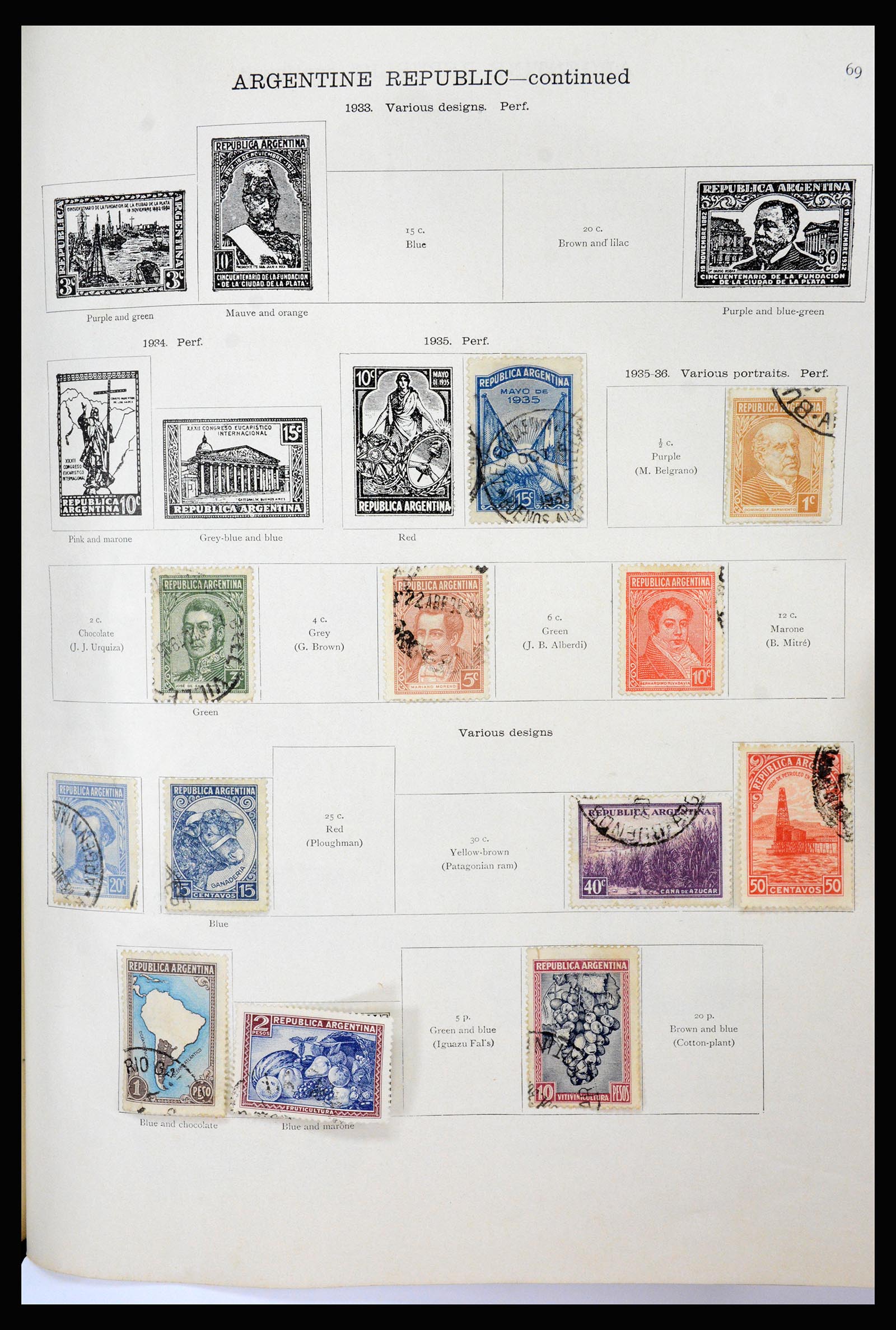 35402 0056 - Postzegelverzameling 35402 Wereld 1850-1970.