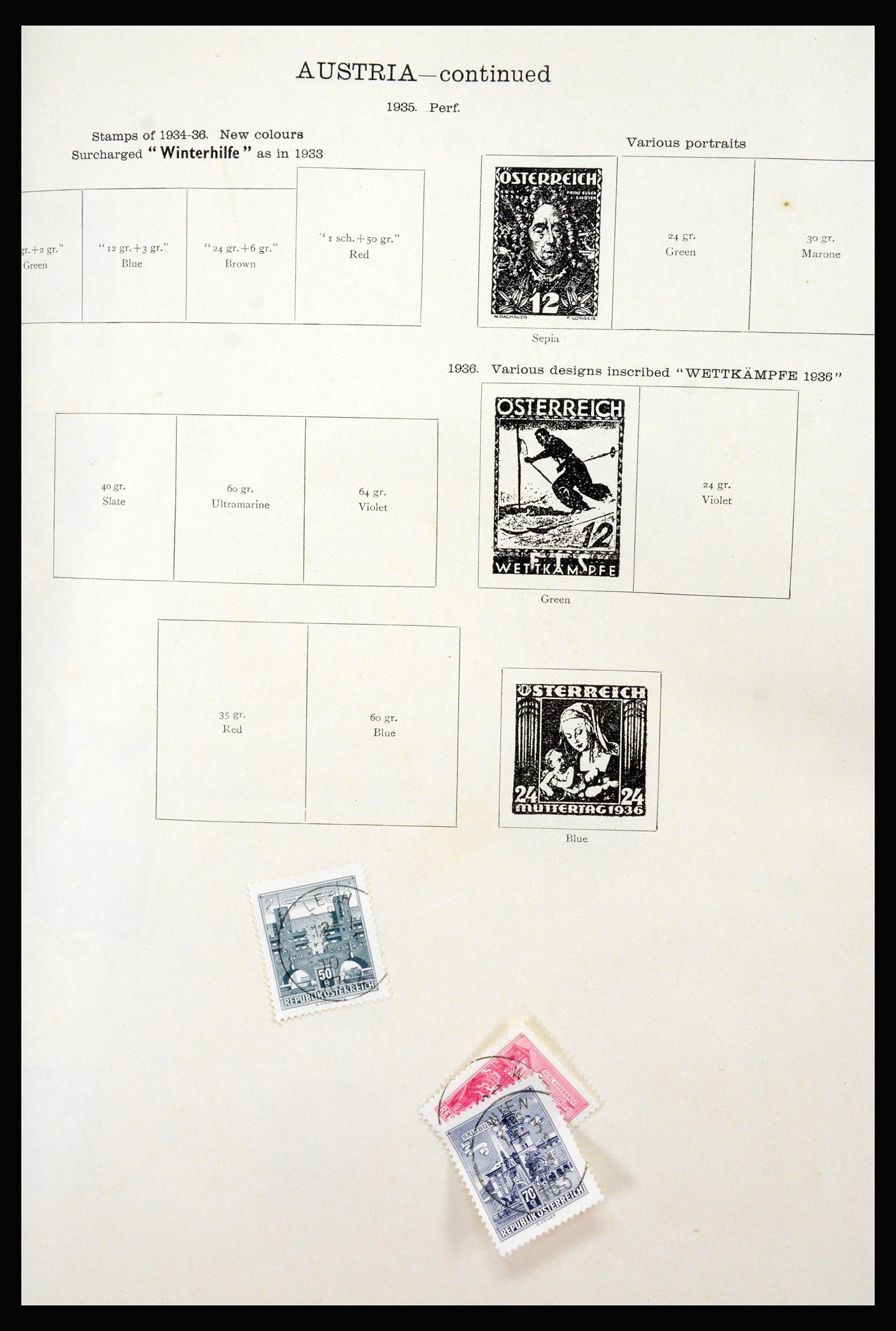 35402 0082 - Postzegelverzameling 35402 Wereld 1850-1970.