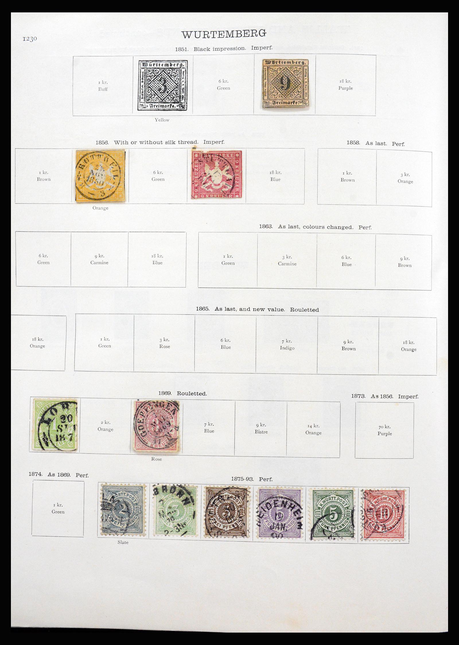 35402 1125 - Postzegelverzameling 35402 Wereld 1850-1970.