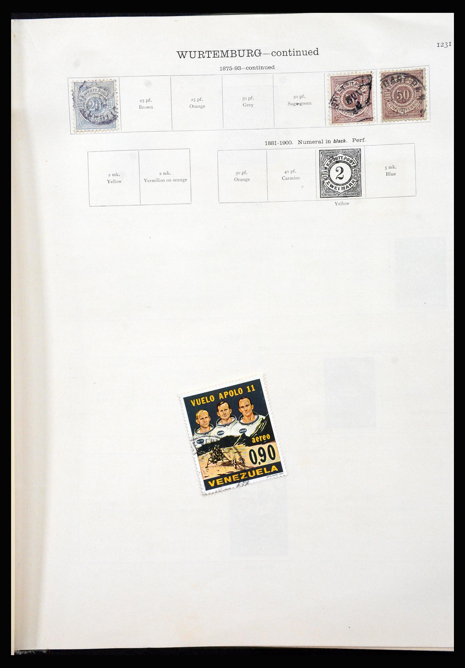 35402 1126 - Postzegelverzameling 35402 Wereld 1850-1970.
