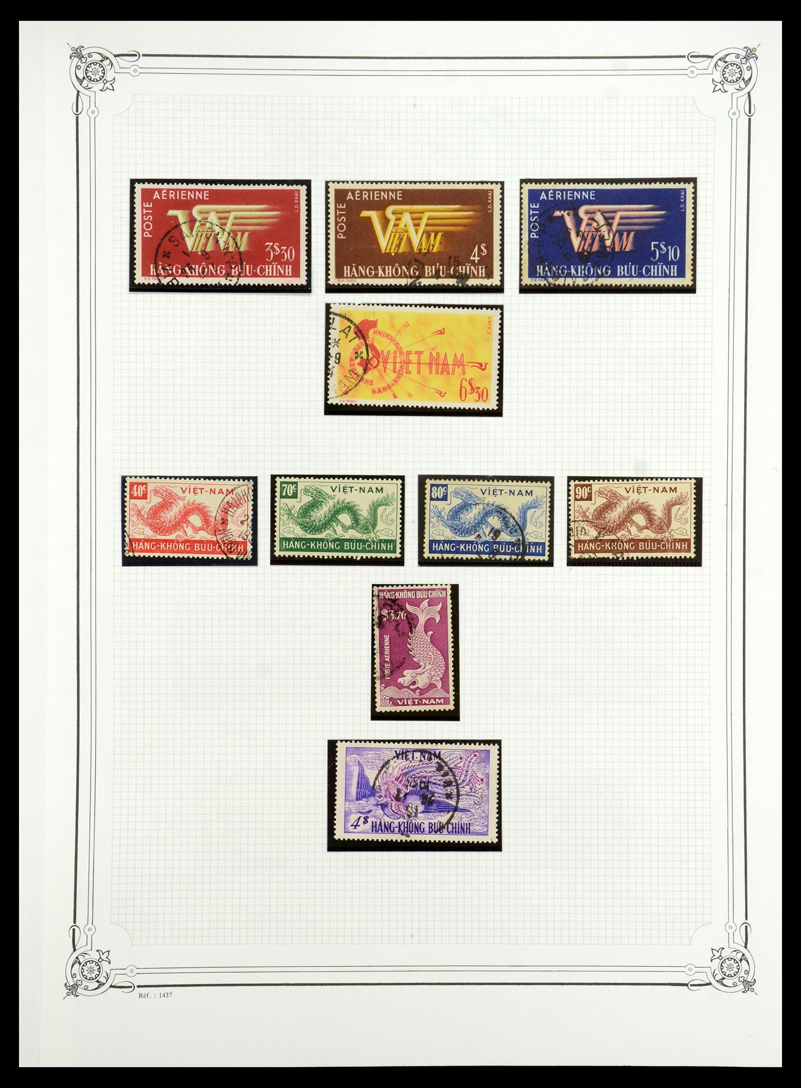 35404 003 - Postzegelverzameling 35404 Vietnam 1945-1991.