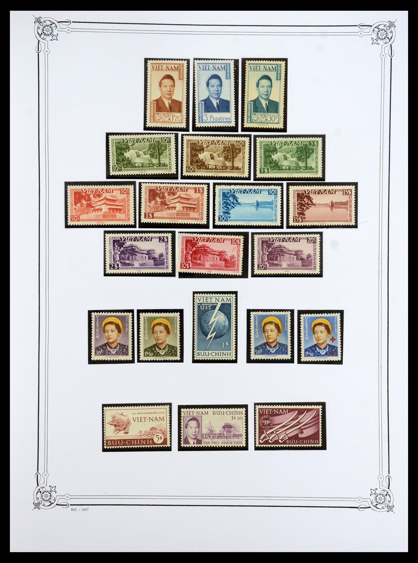 35404 004 - Postzegelverzameling 35404 Vietnam 1945-1991.
