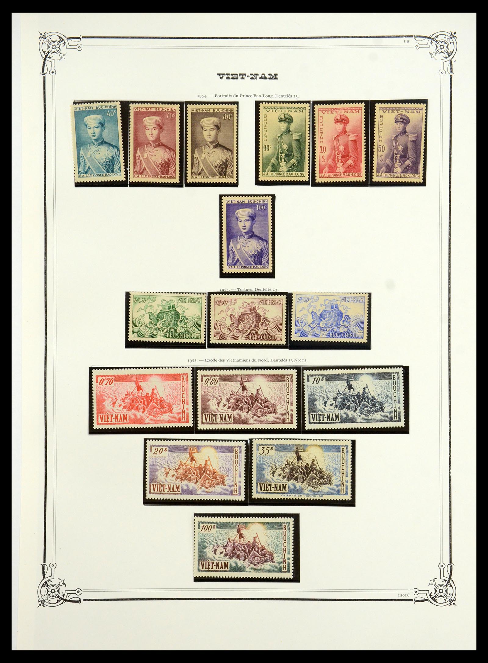 35404 006 - Postzegelverzameling 35404 Vietnam 1945-1991.