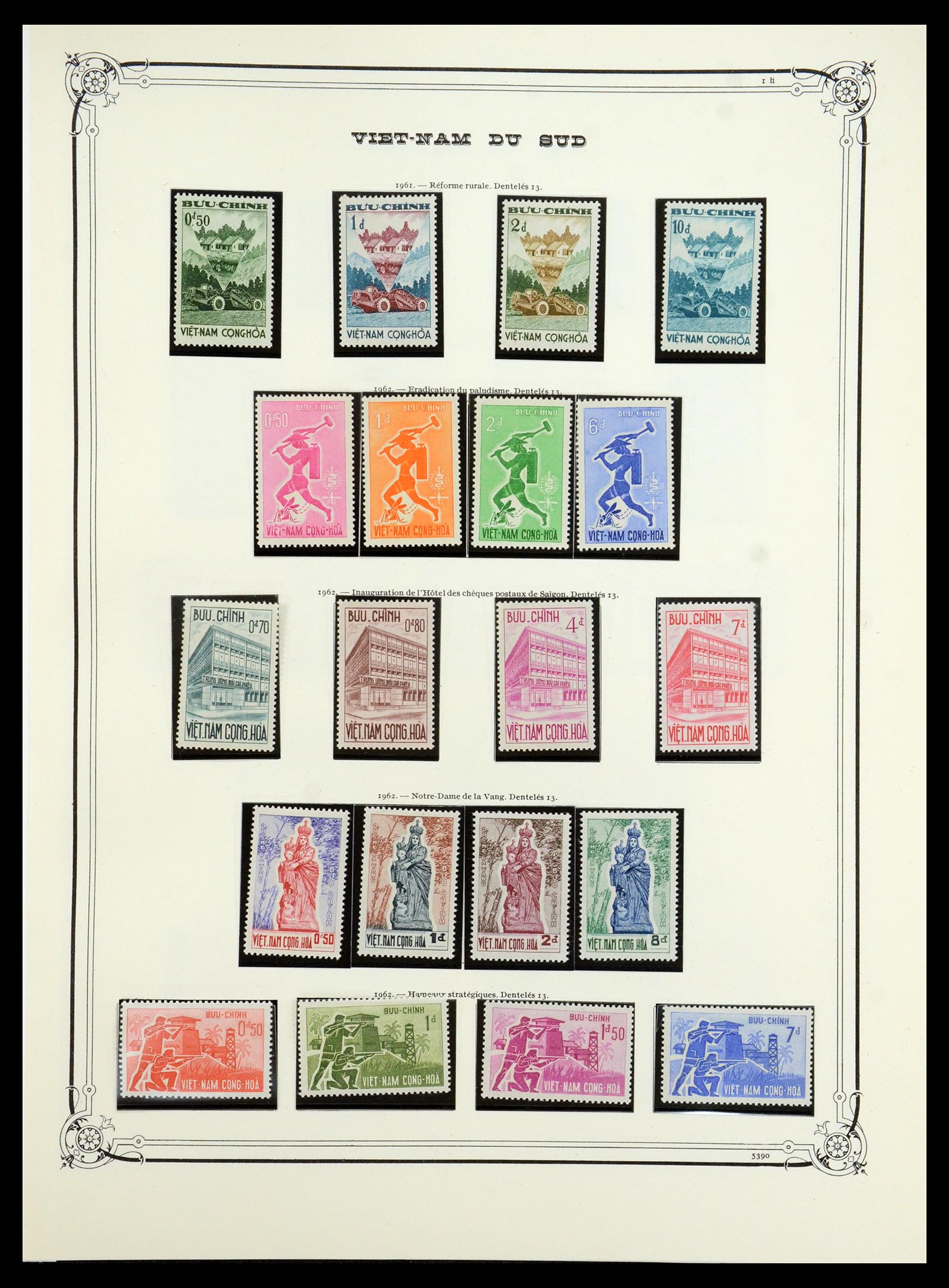 35404 013 - Postzegelverzameling 35404 Vietnam 1945-1991.