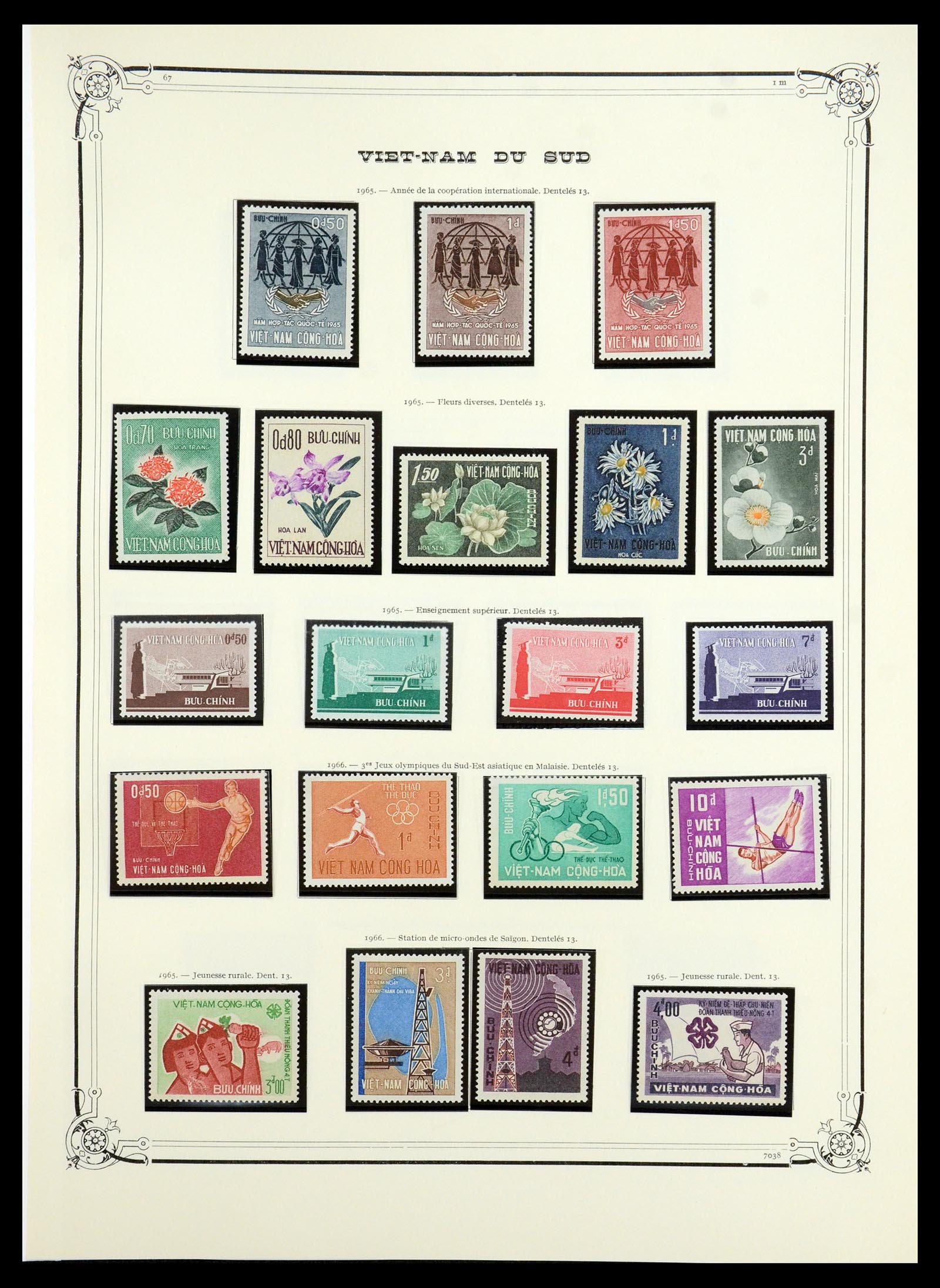 35404 017 - Postzegelverzameling 35404 Vietnam 1945-1991.