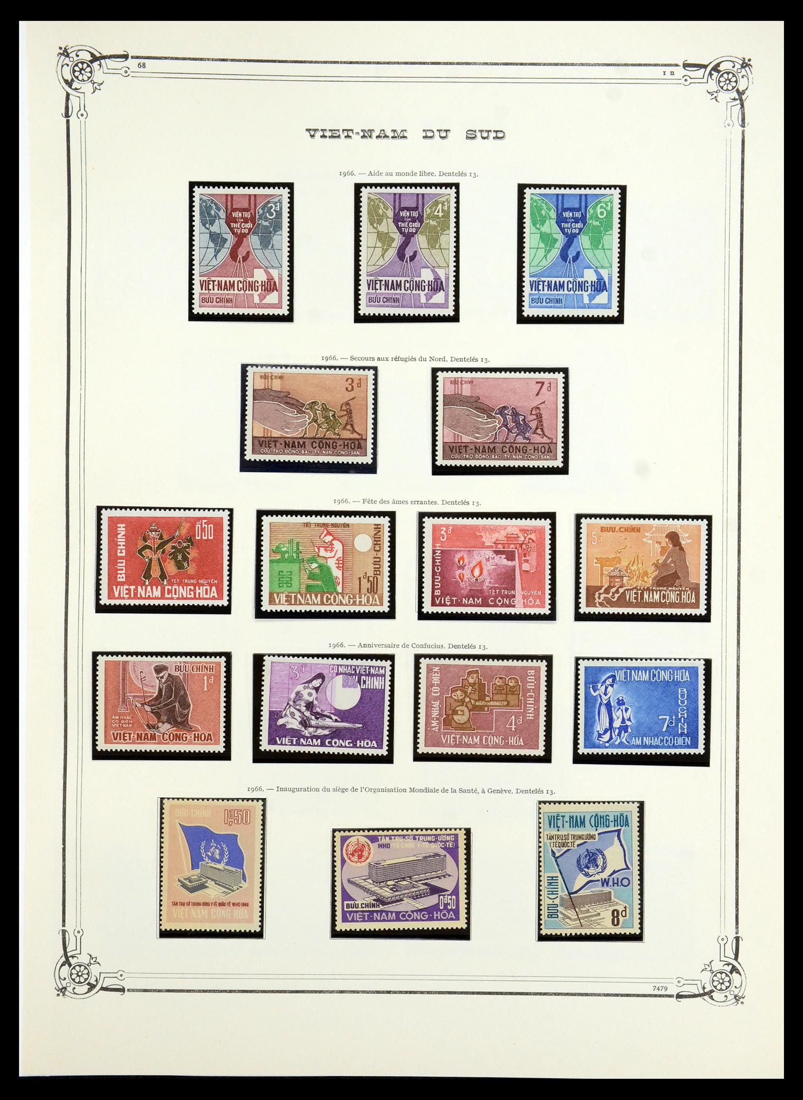 35404 018 - Postzegelverzameling 35404 Vietnam 1945-1991.