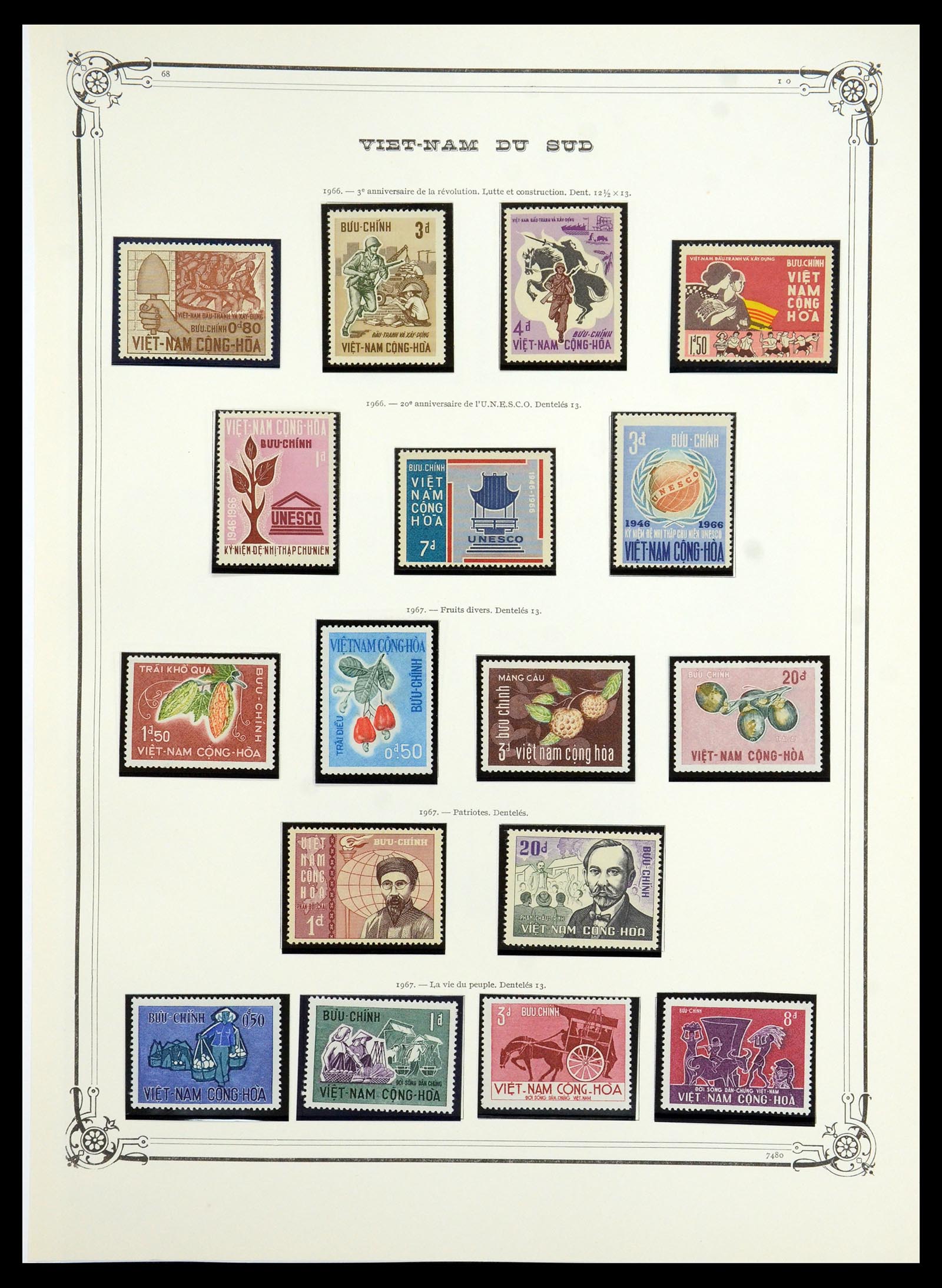 35404 019 - Postzegelverzameling 35404 Vietnam 1945-1991.