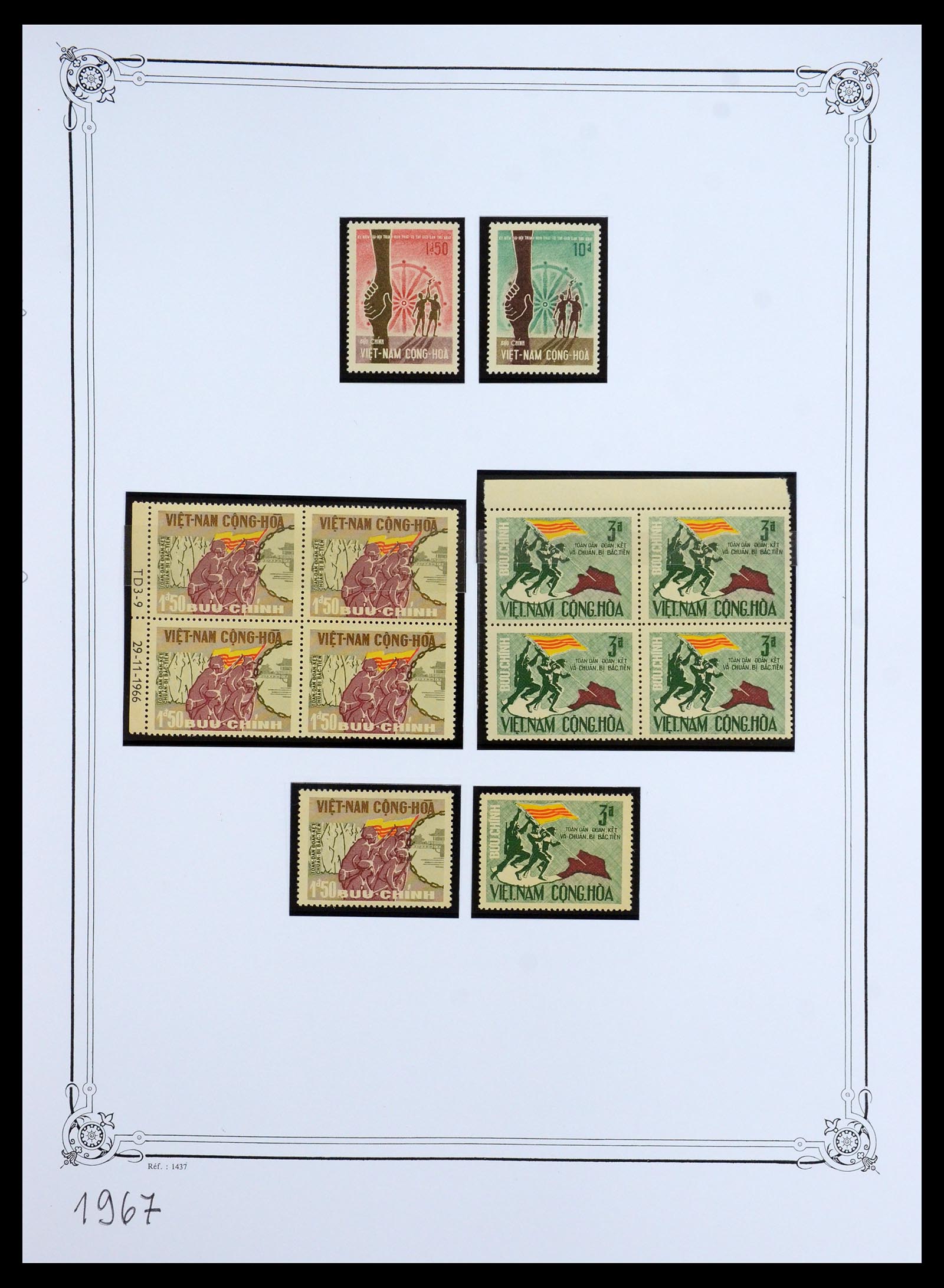 35404 020 - Postzegelverzameling 35404 Vietnam 1945-1991.