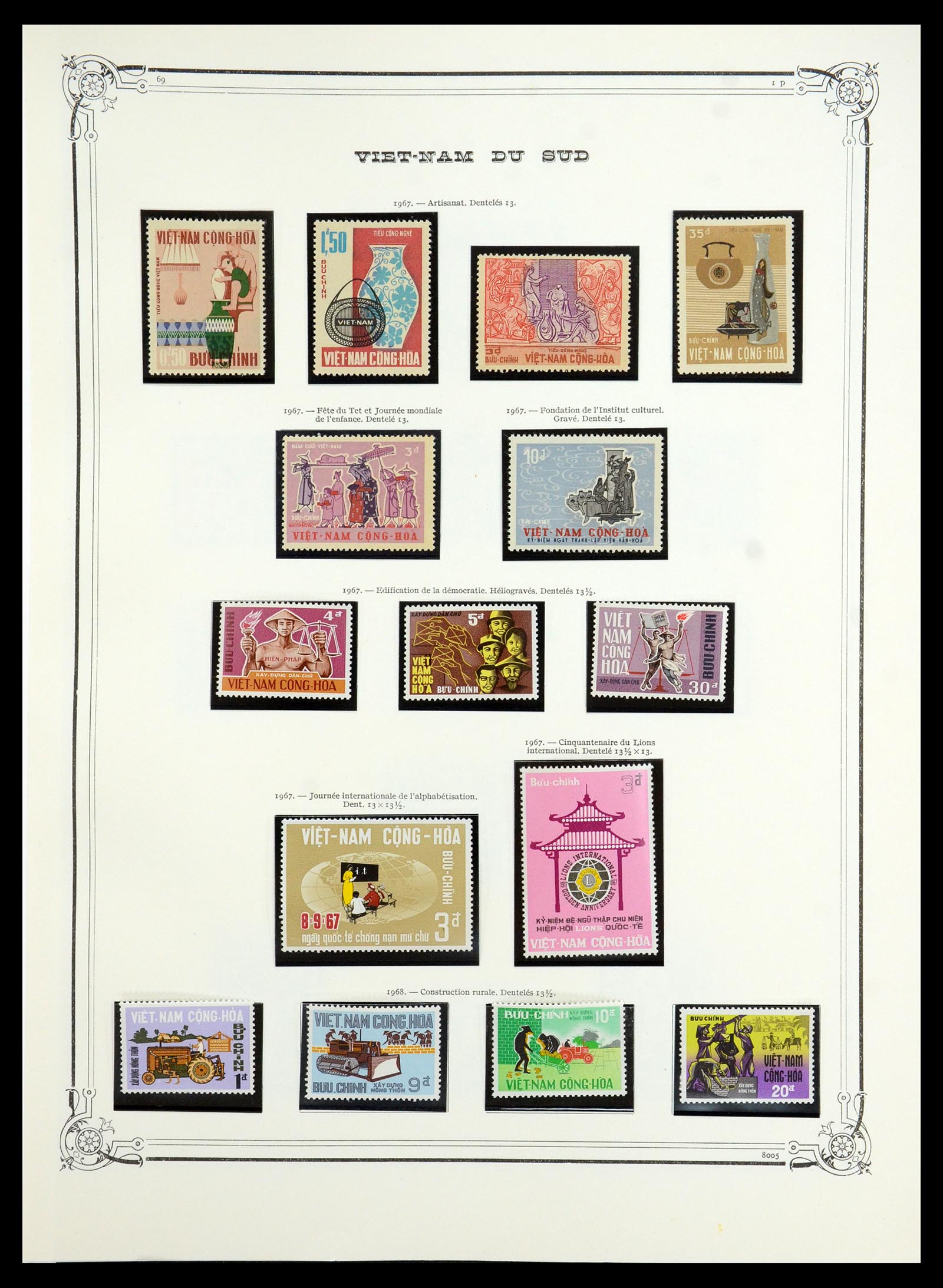 35404 021 - Postzegelverzameling 35404 Vietnam 1945-1991.