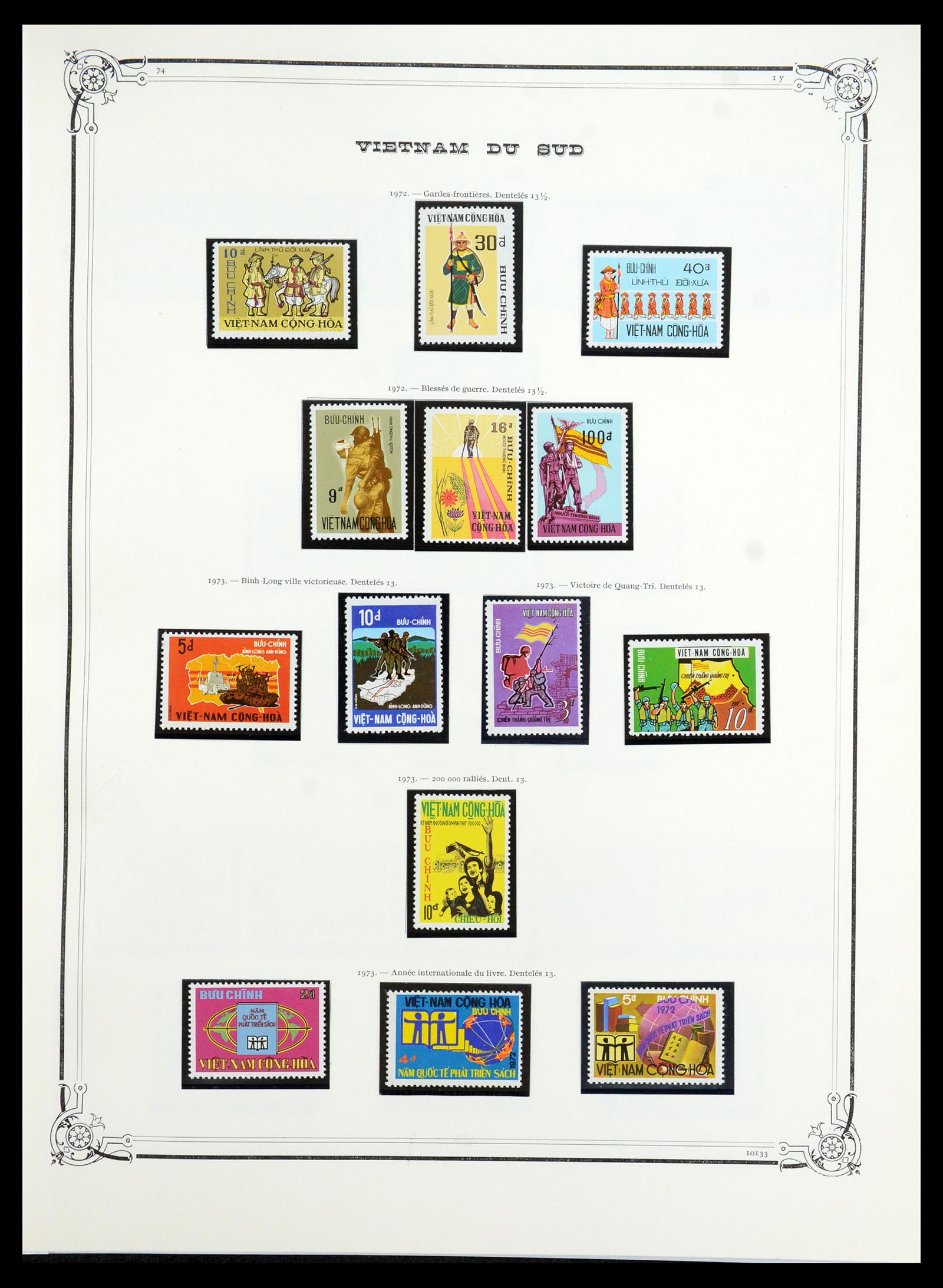 35404 030 - Postzegelverzameling 35404 Vietnam 1945-1991.