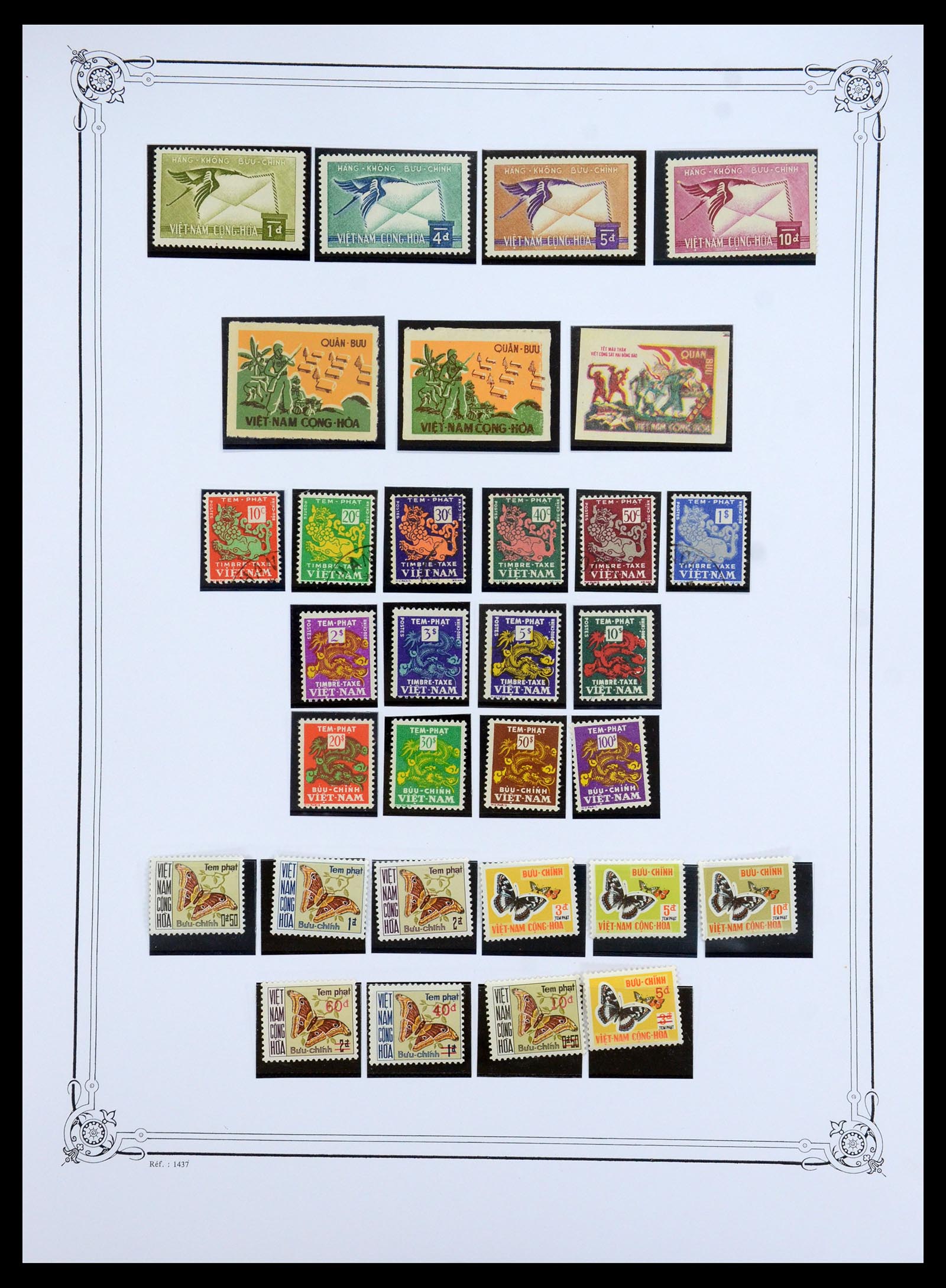 35404 037 - Postzegelverzameling 35404 Vietnam 1945-1991.