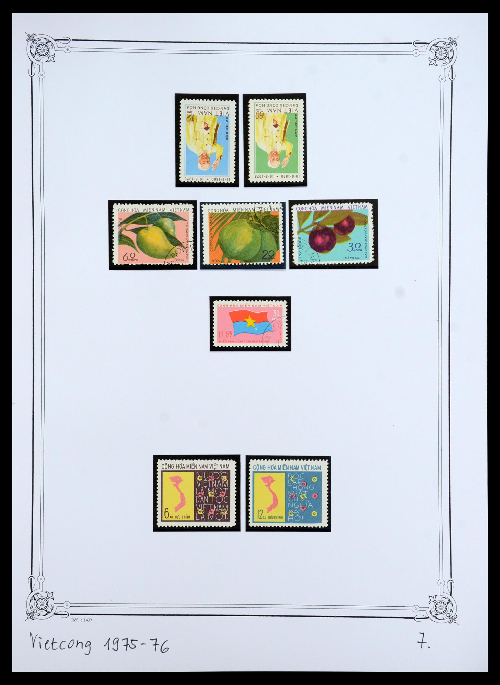 35404 045 - Postzegelverzameling 35404 Vietnam 1945-1991.