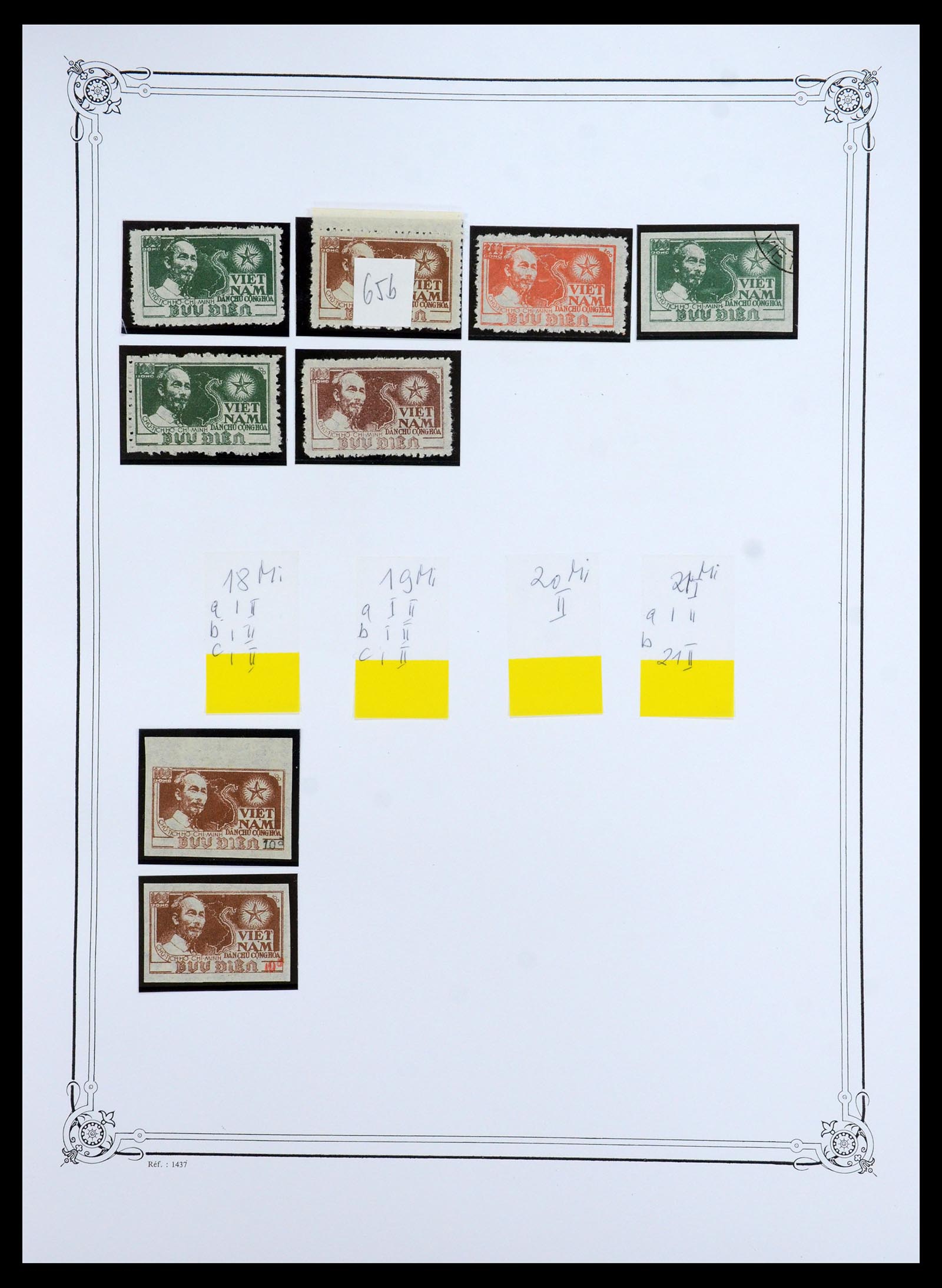 35404 051 - Postzegelverzameling 35404 Vietnam 1945-1991.