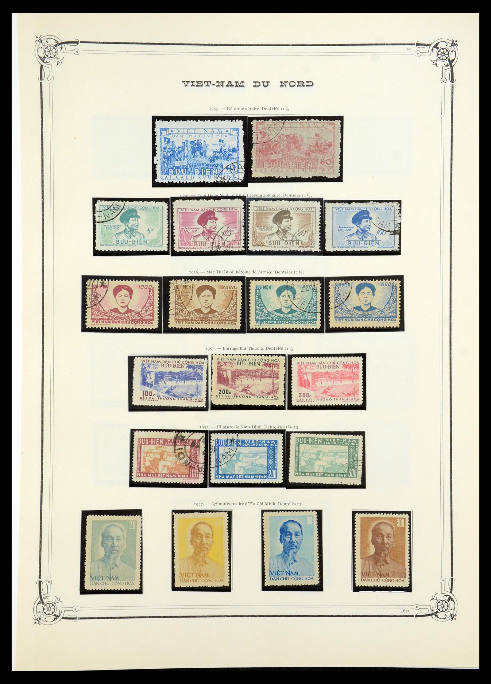 35404 054 - Postzegelverzameling 35404 Vietnam 1945-1991.