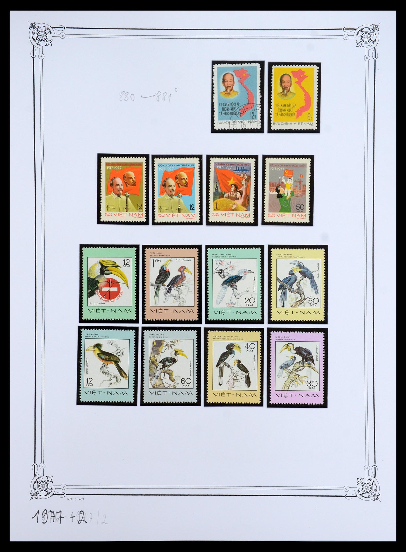 35404 126 - Postzegelverzameling 35404 Vietnam 1945-1991.