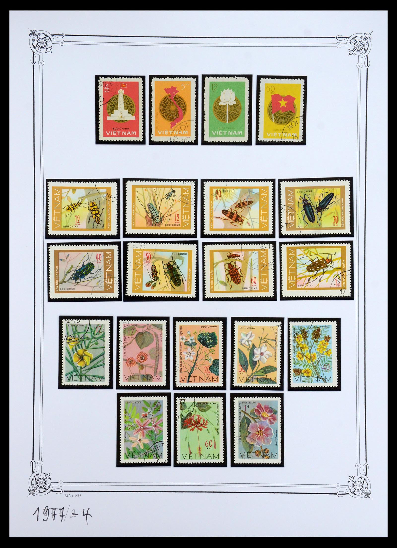 35404 128 - Postzegelverzameling 35404 Vietnam 1945-1991.