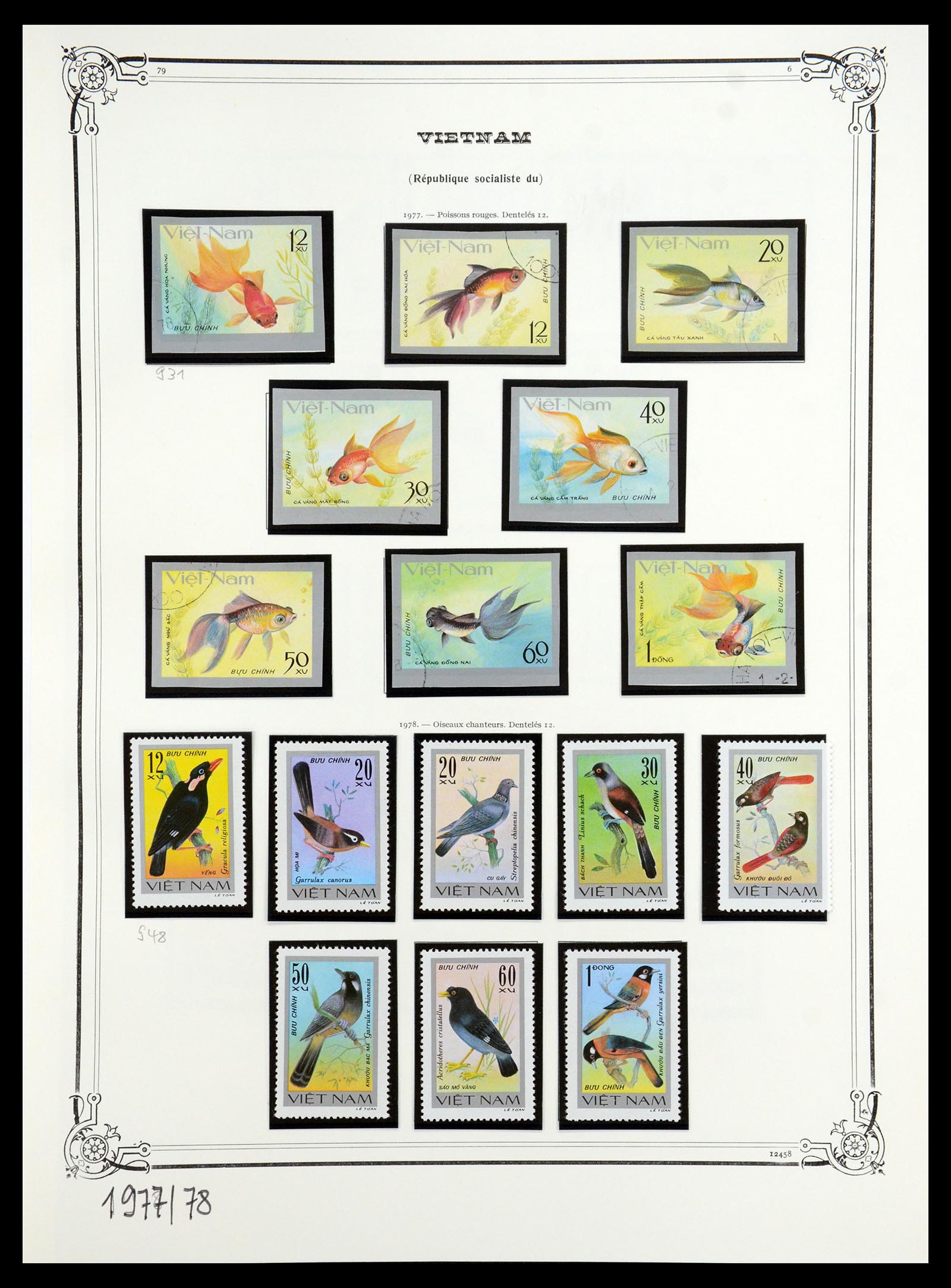 35404 129 - Postzegelverzameling 35404 Vietnam 1945-1991.