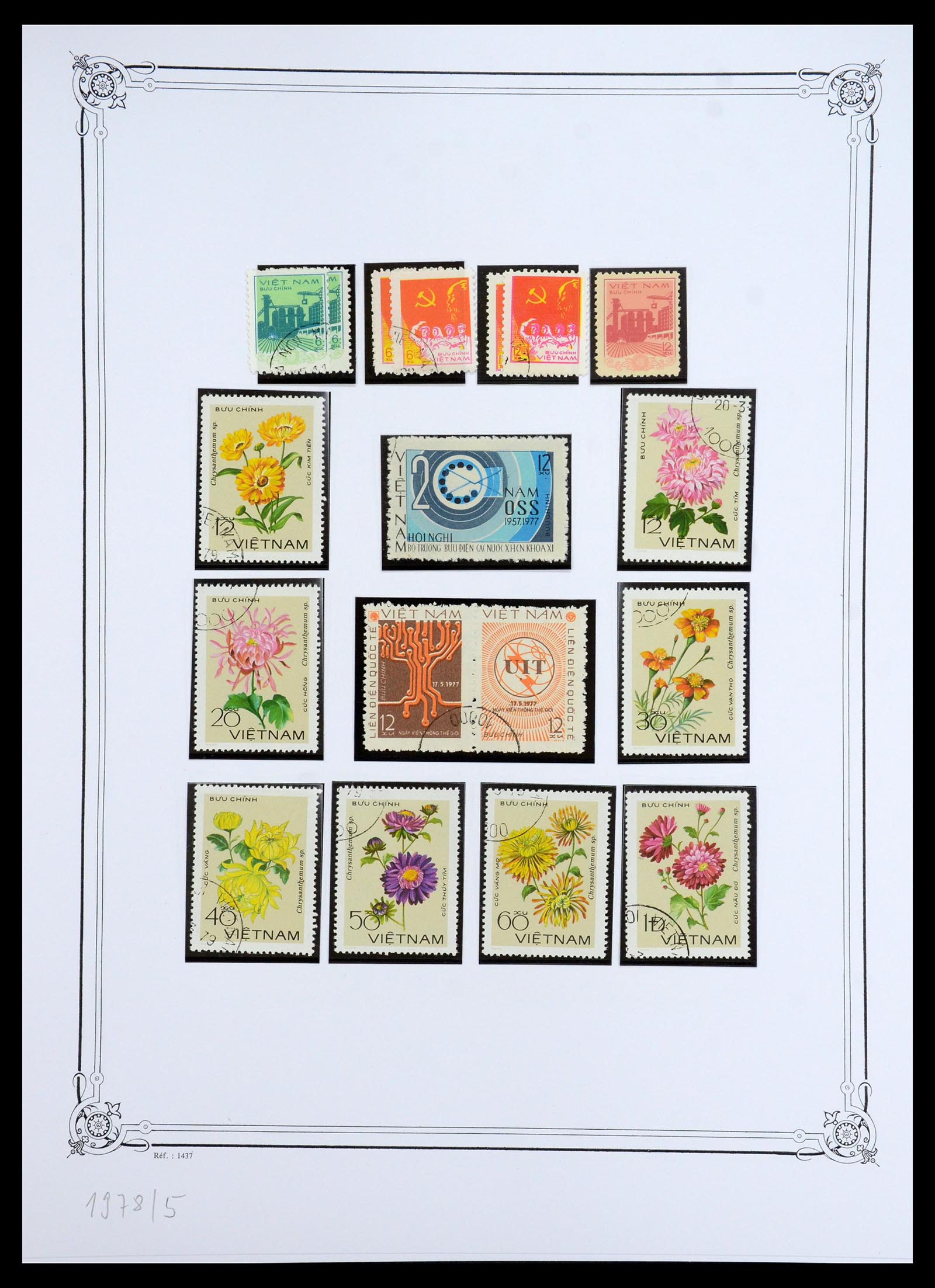 35404 133 - Postzegelverzameling 35404 Vietnam 1945-1991.