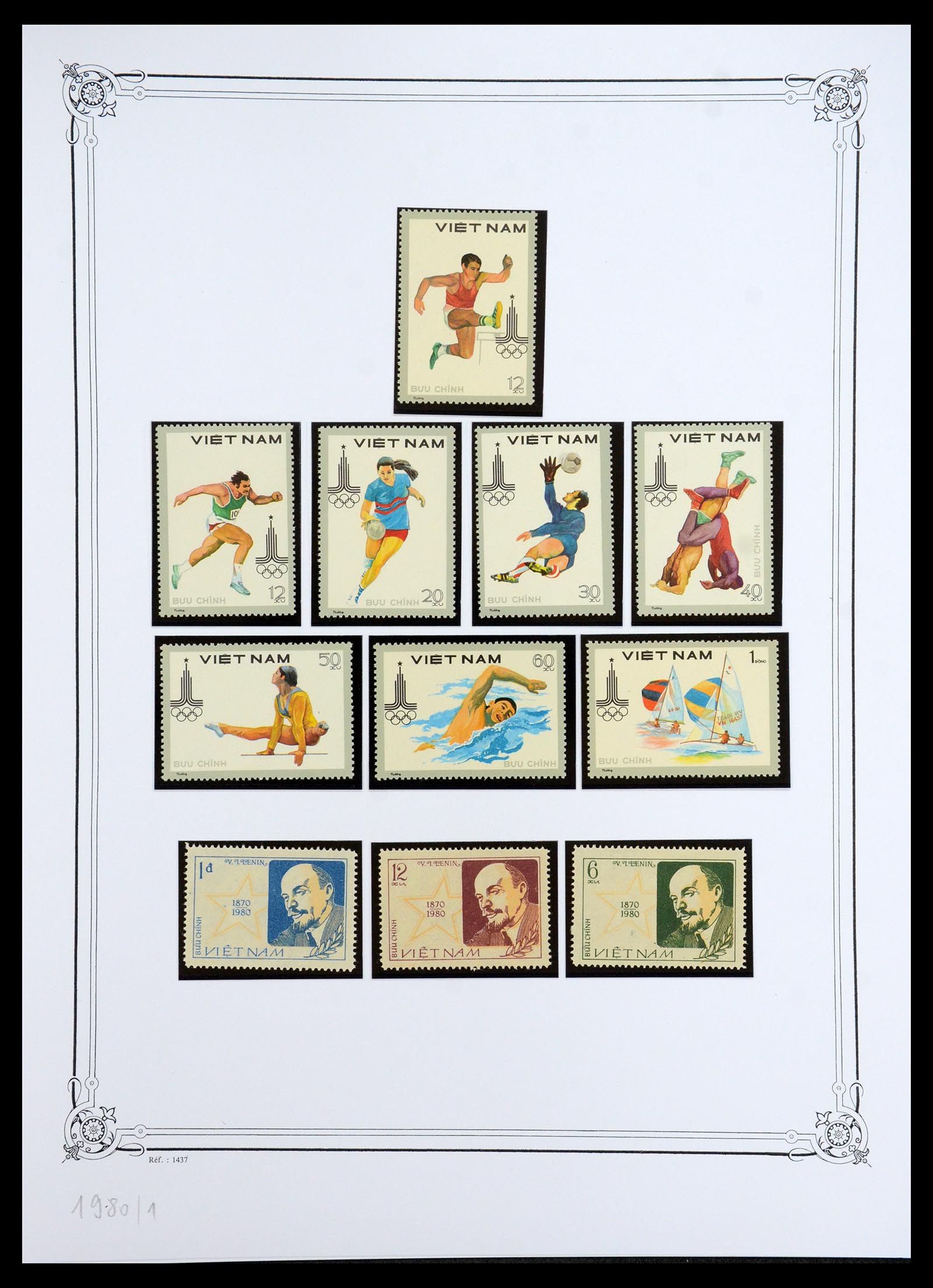 35404 139 - Postzegelverzameling 35404 Vietnam 1945-1991.