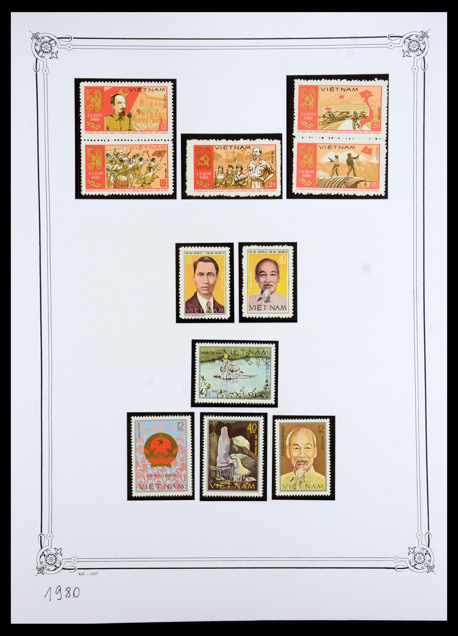 35404 142 - Postzegelverzameling 35404 Vietnam 1945-1991.