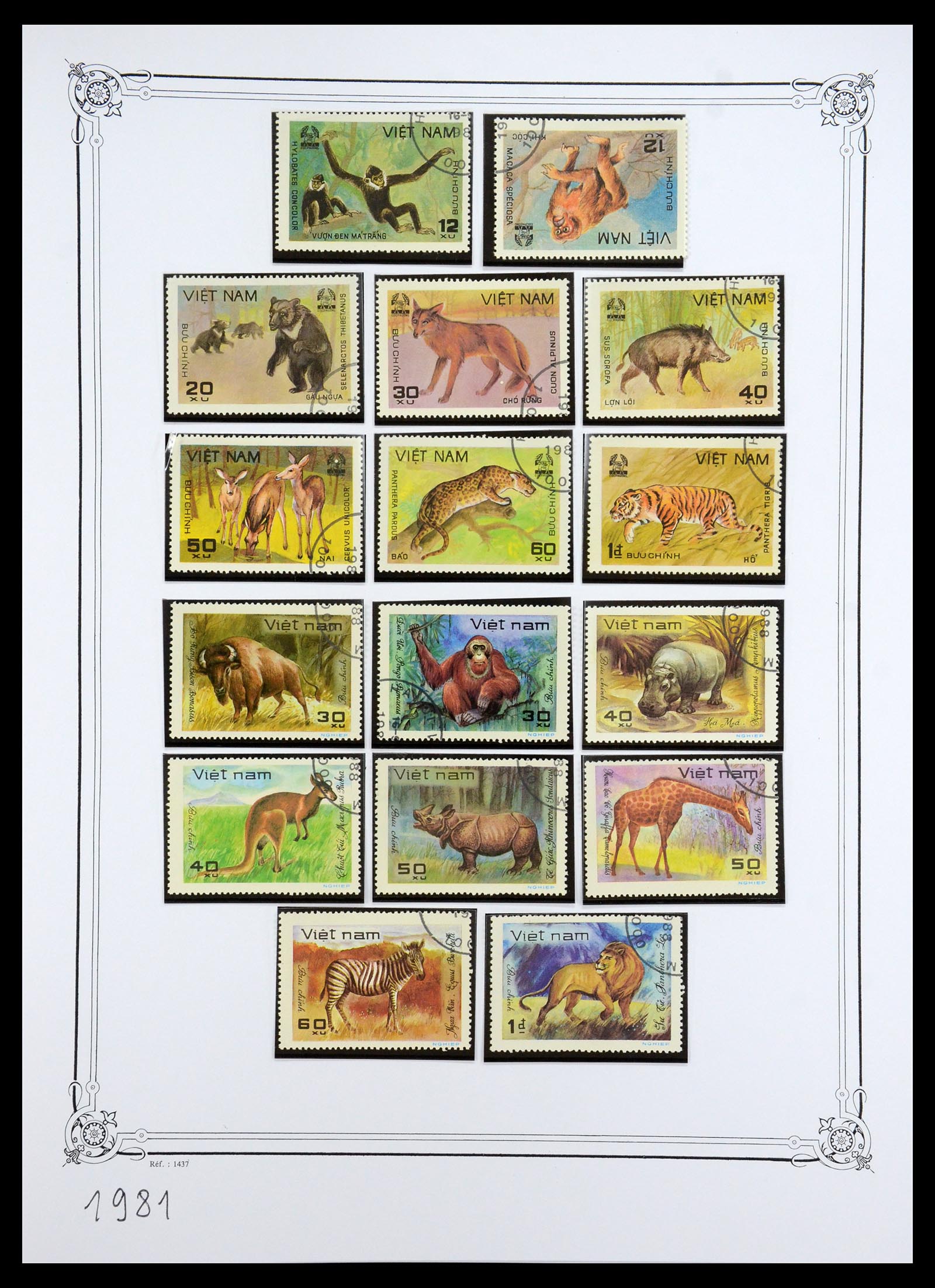 35404 147 - Postzegelverzameling 35404 Vietnam 1945-1991.