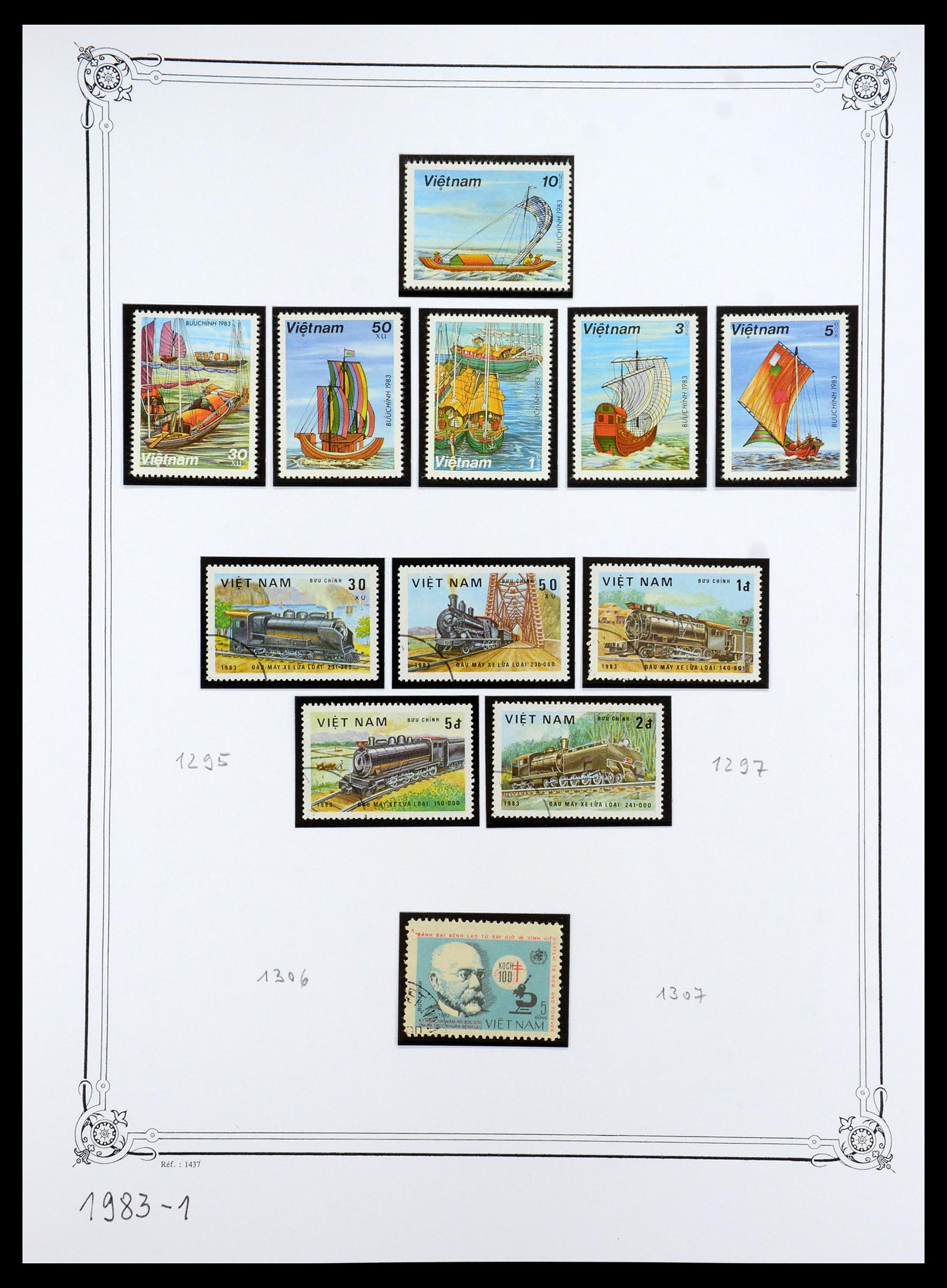 35404 155 - Postzegelverzameling 35404 Vietnam 1945-1991.