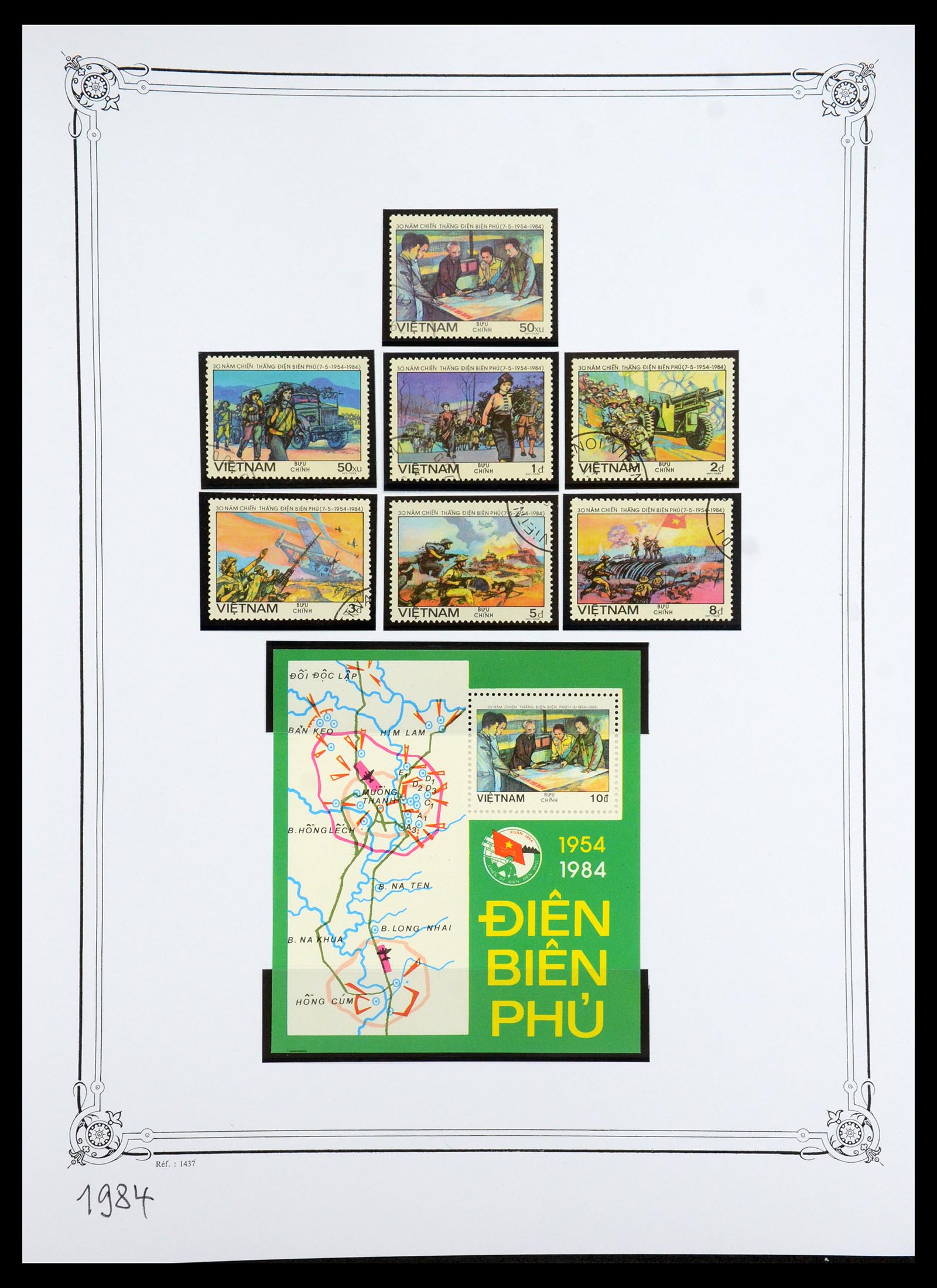 35404 163 - Postzegelverzameling 35404 Vietnam 1945-1991.