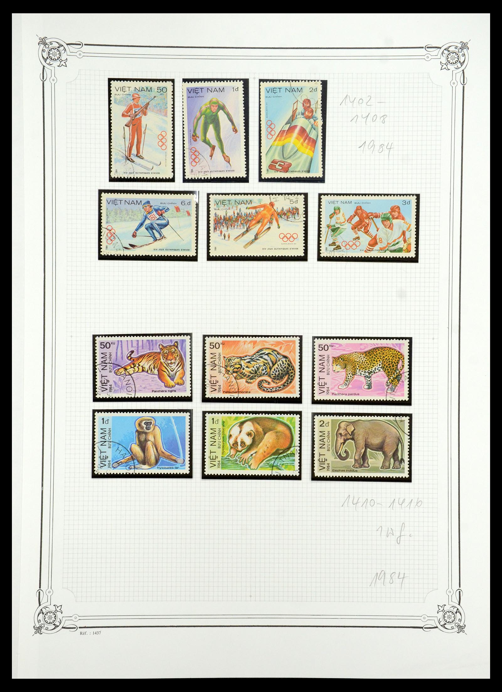 35404 167 - Postzegelverzameling 35404 Vietnam 1945-1991.
